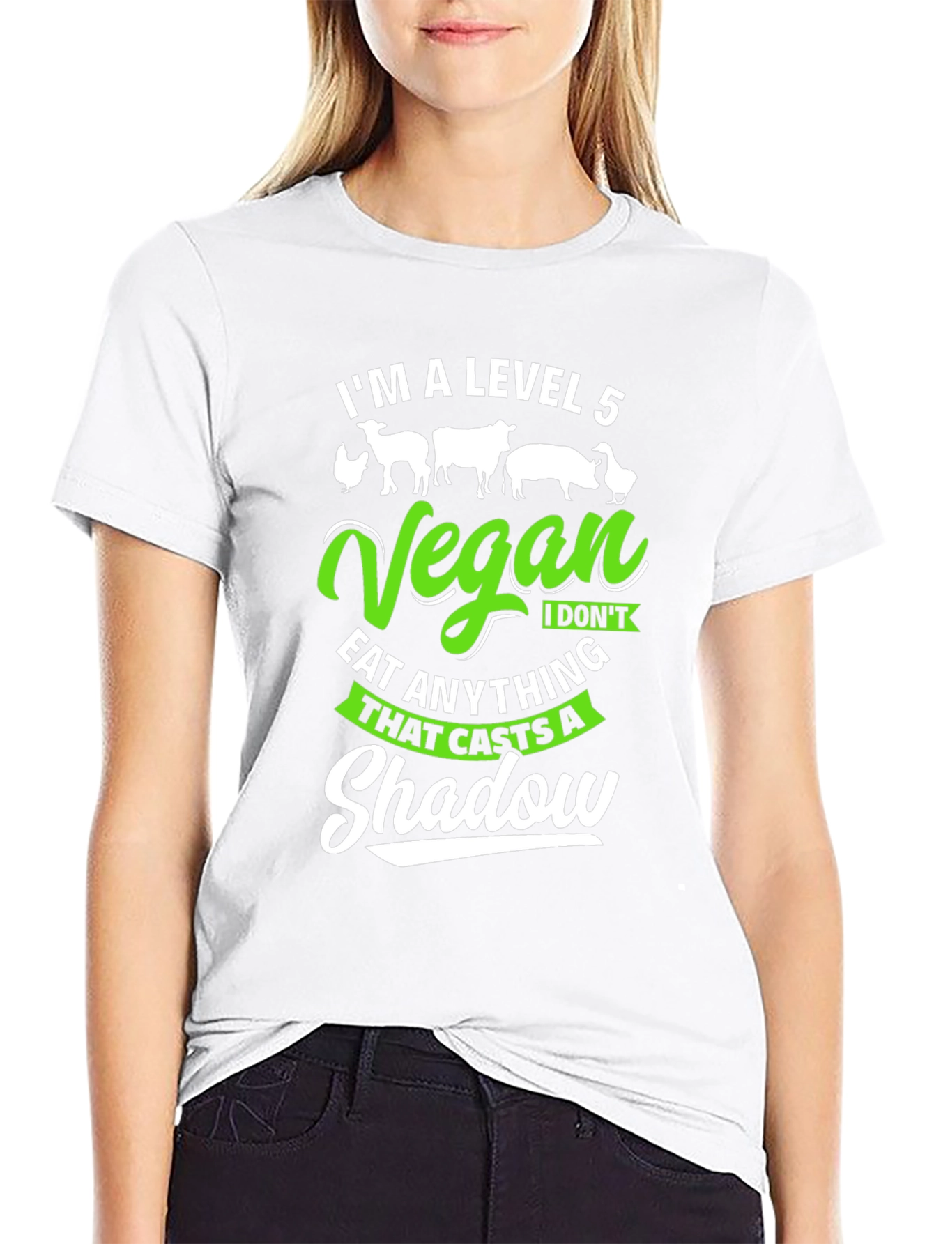 Level 5 Vegan Graphic Tee - Shadow Caster