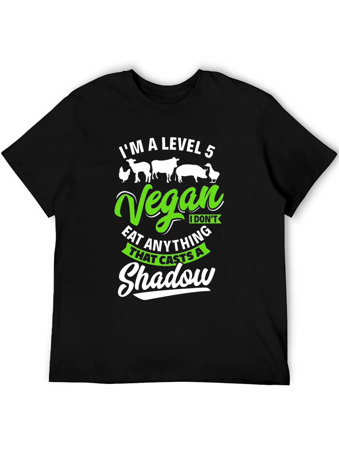 Level 5 Vegan Graphic Tee - Shadow Caster
