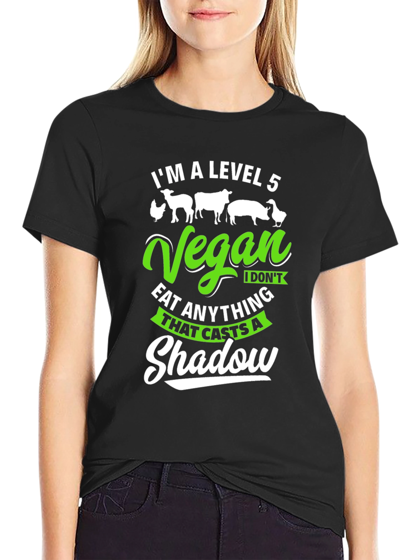 Level 5 Vegan Graphic Tee - Shadow Caster