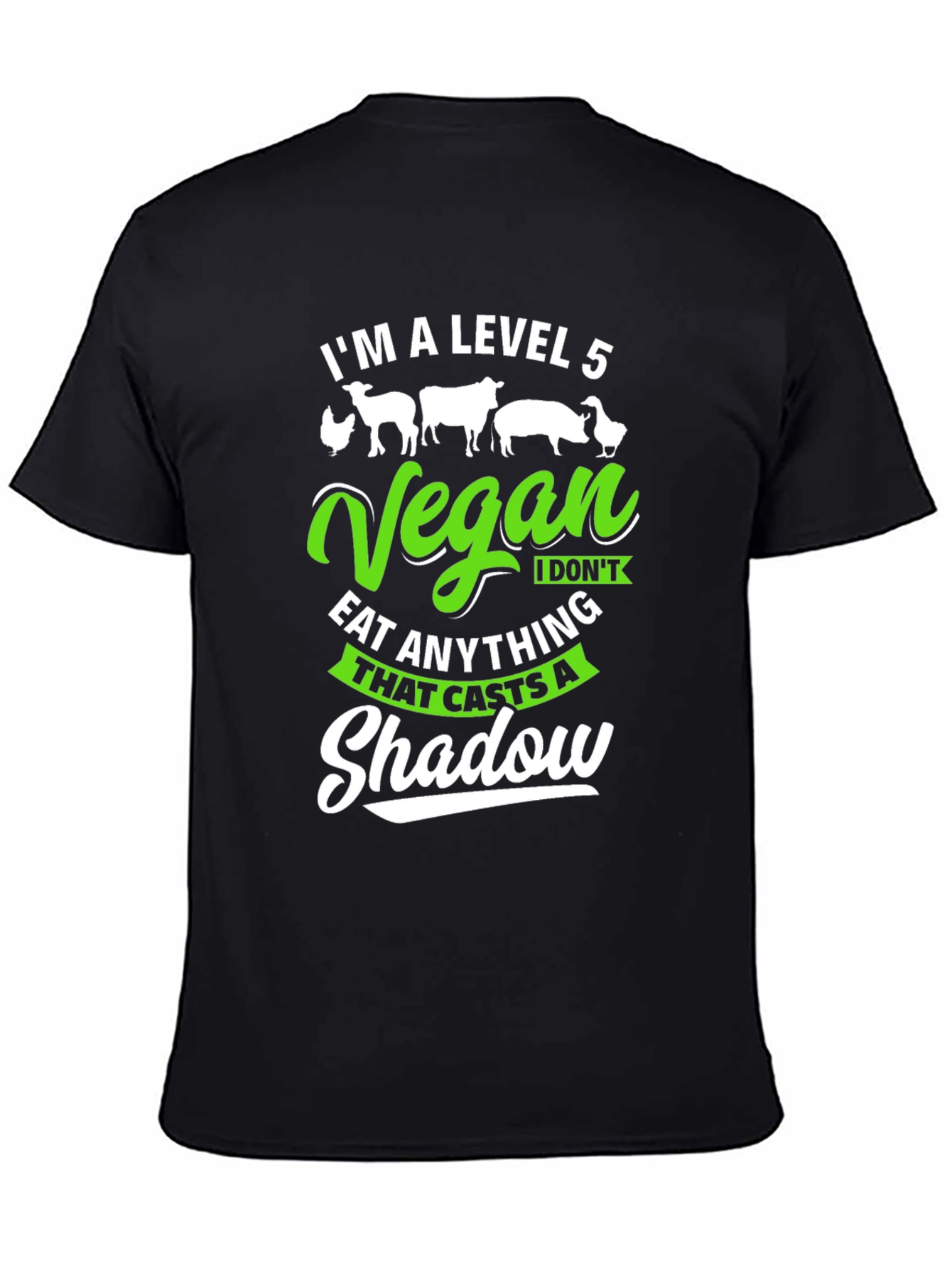 Level 5 Vegan Graphic Tee - Shadow Caster