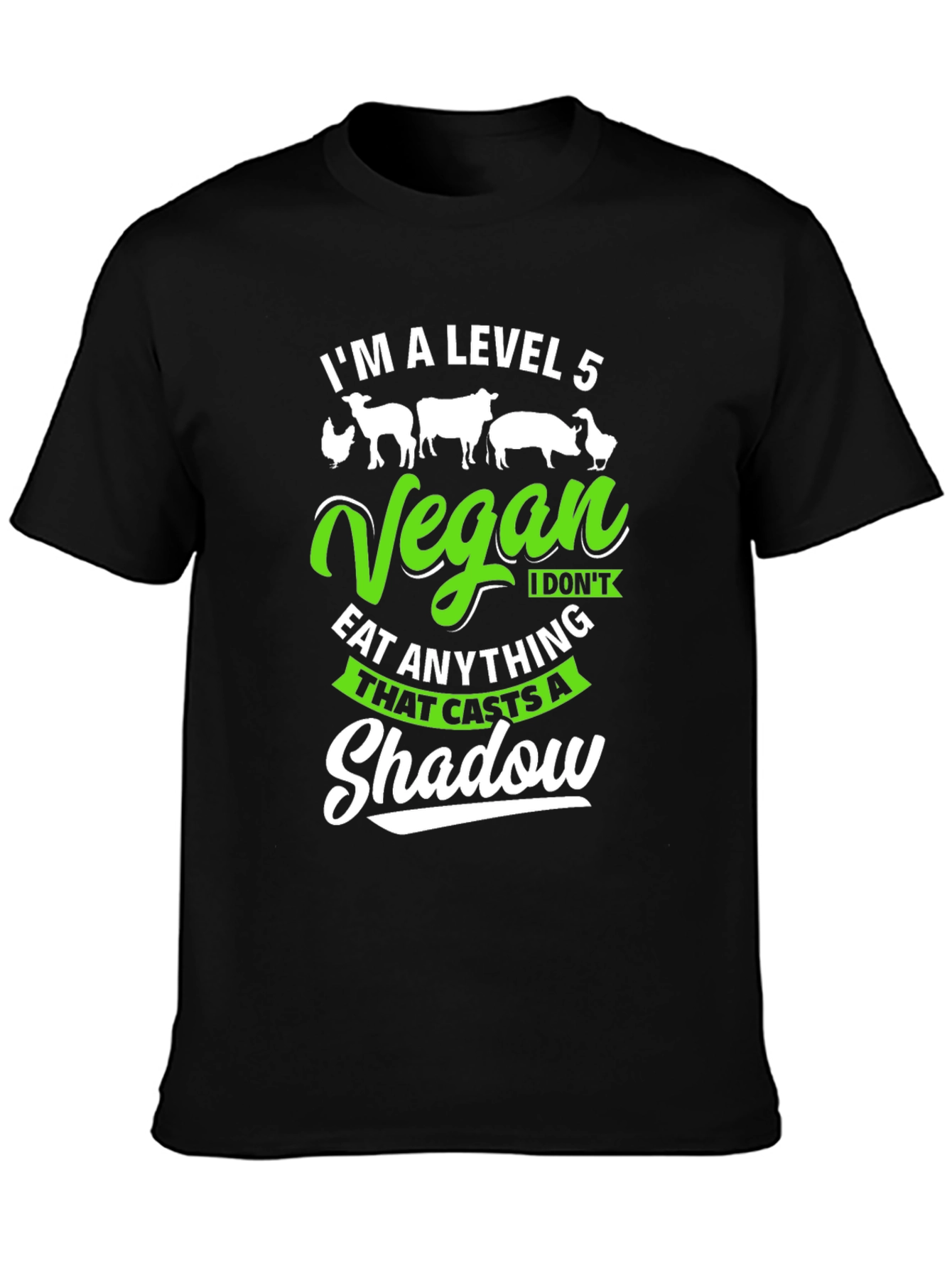 Level 5 Vegan Graphic Tee - Shadow Caster