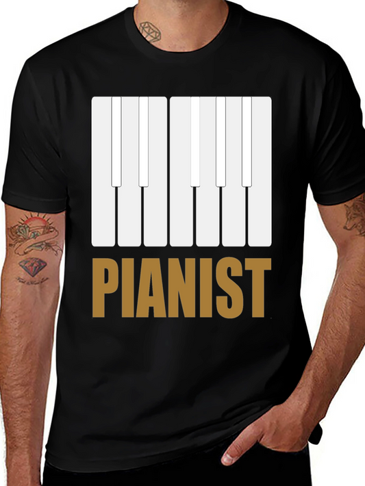 Pianist T-Shirt - Music Lover Tee