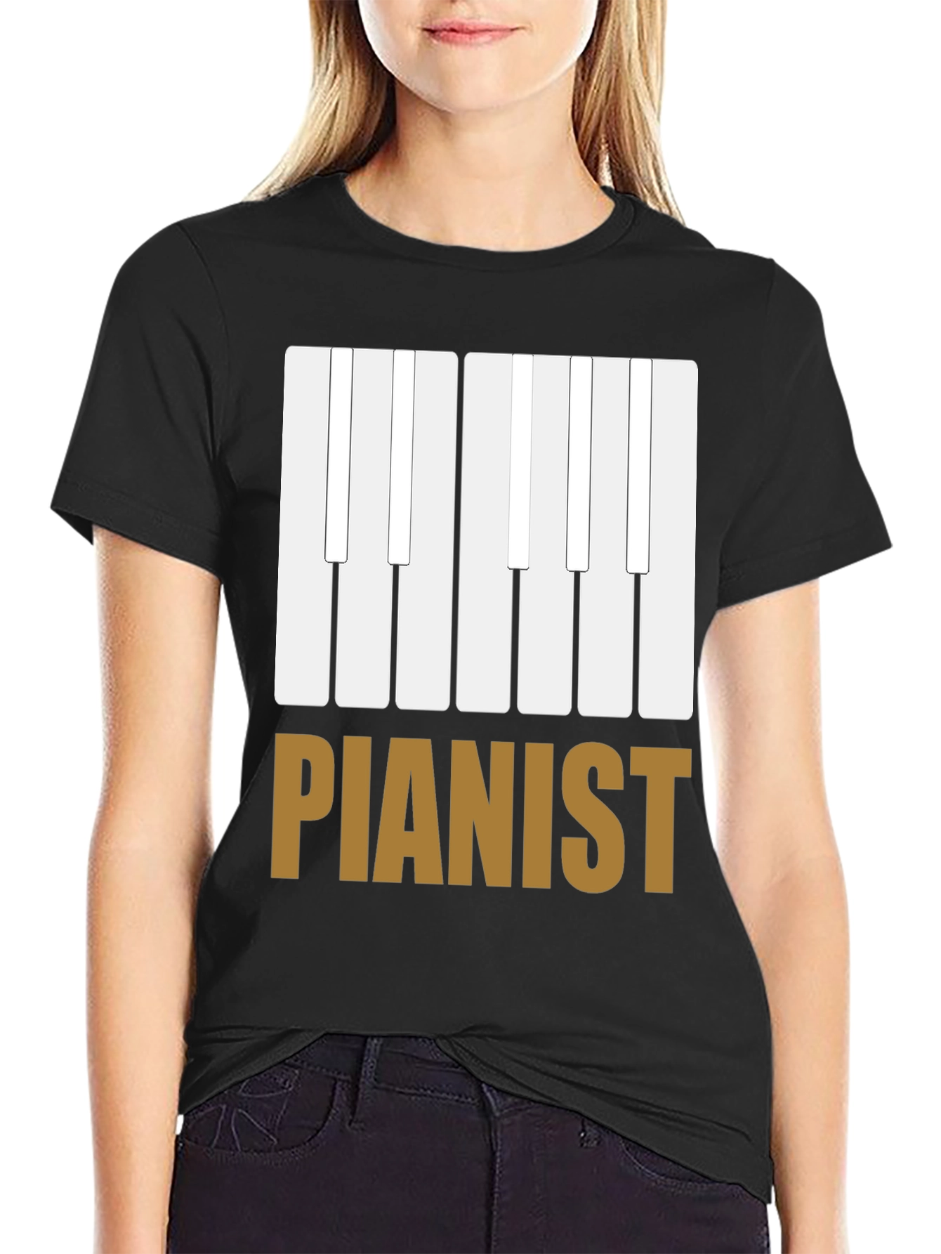 Pianist T-Shirt - Music Lover Tee