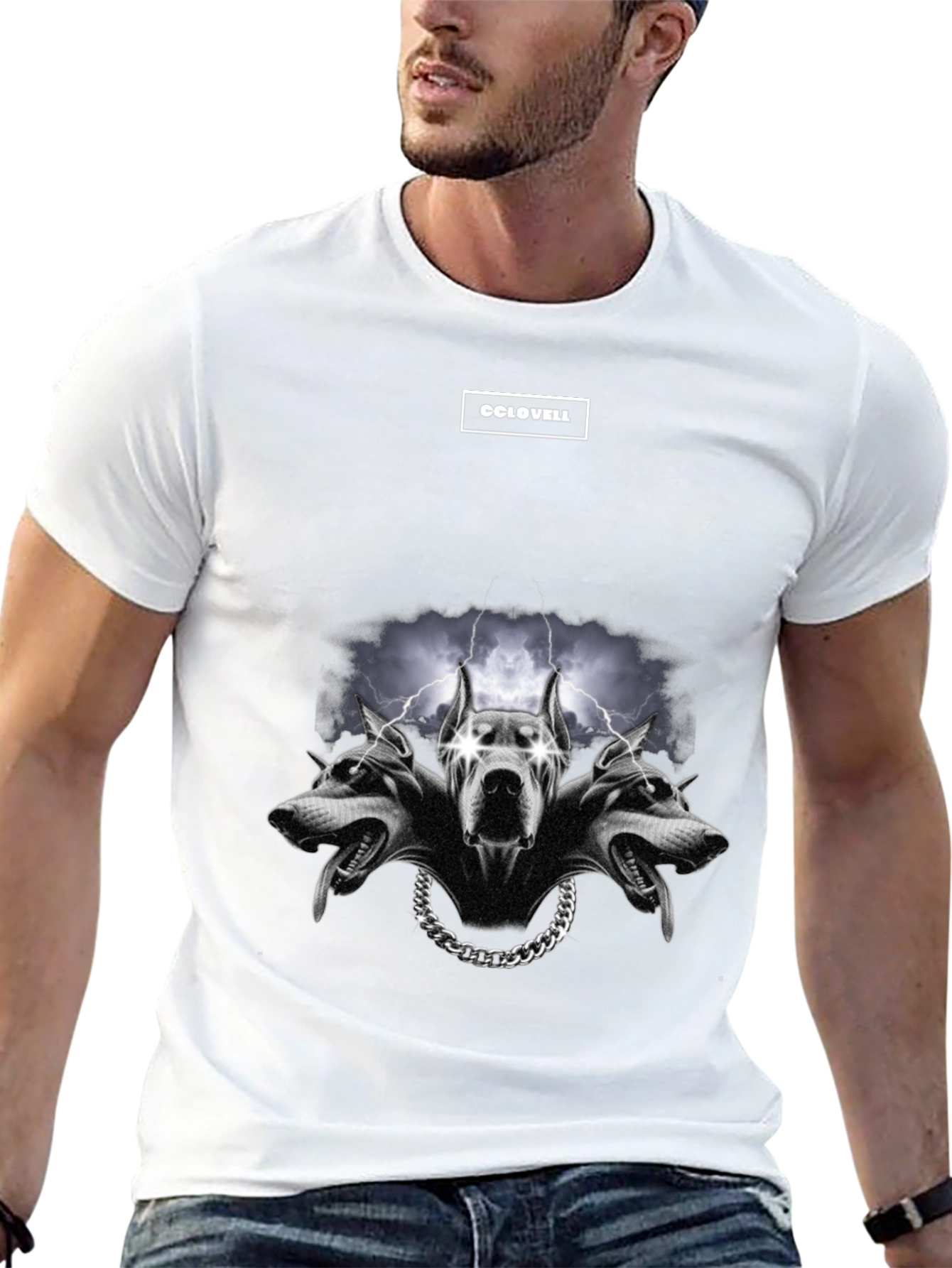 Three-Headed Dog Graphic Tee