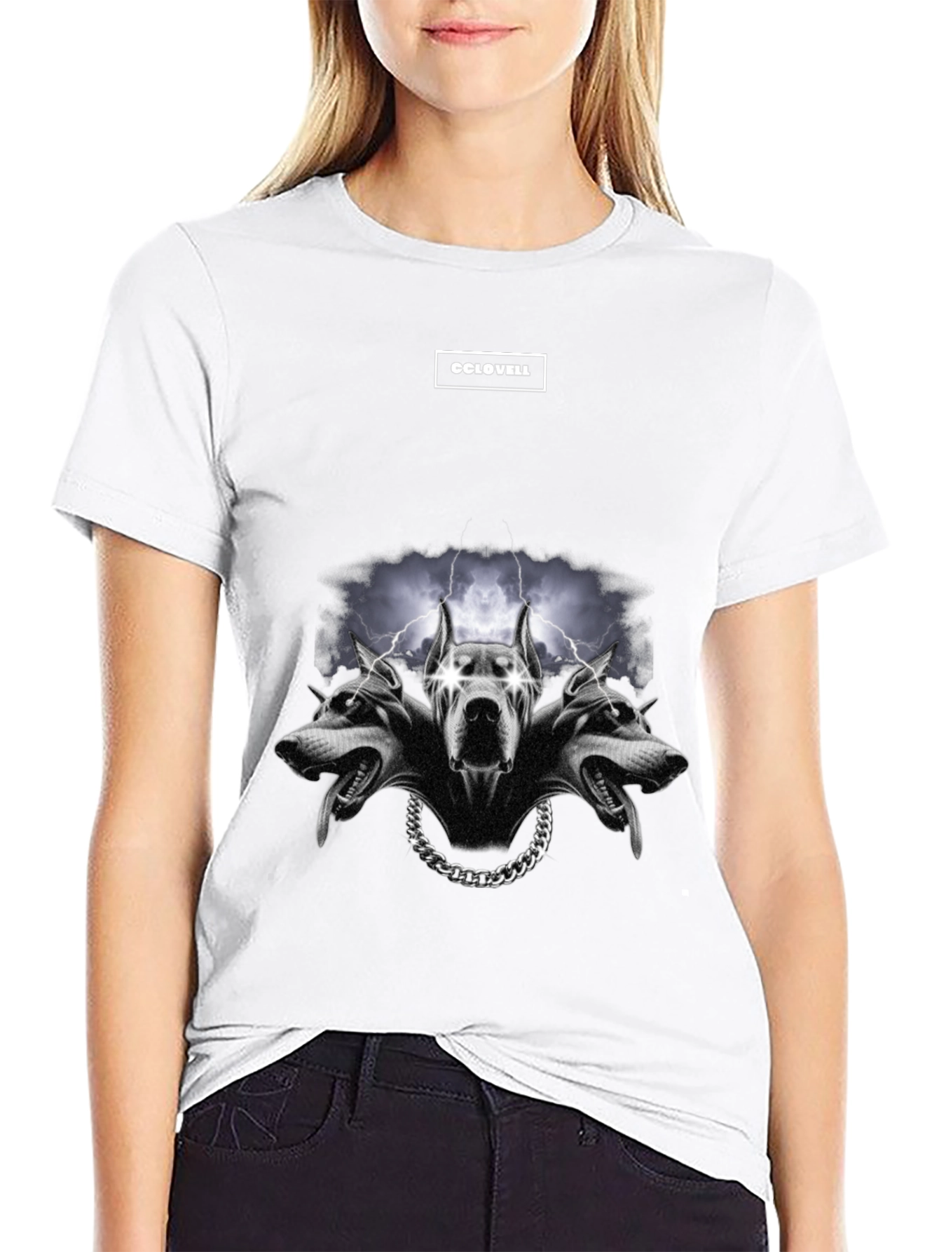 Three-Headed Dog Graphic Tee