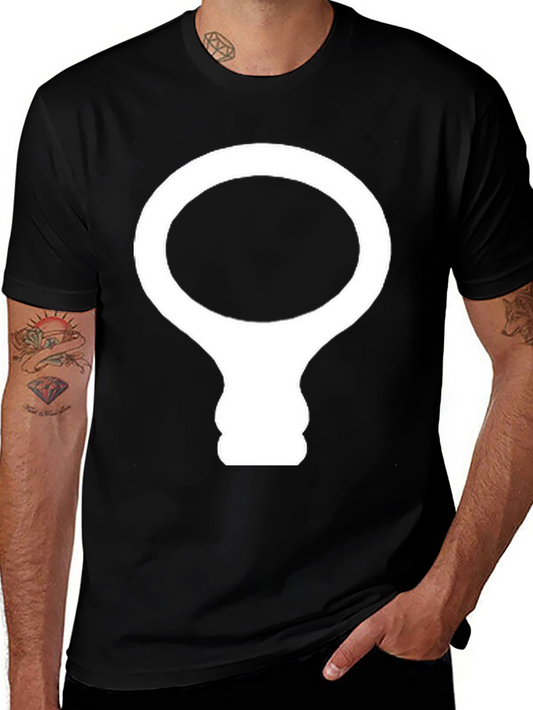 Modern Lamp Graphic T-Shirt - Black