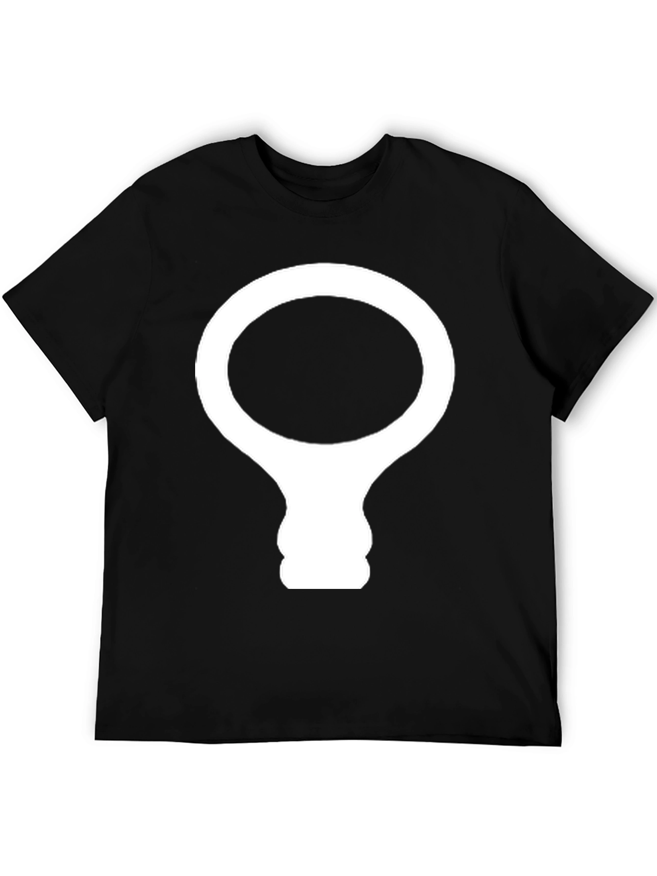 Modern Lamp Graphic T-Shirt - Black