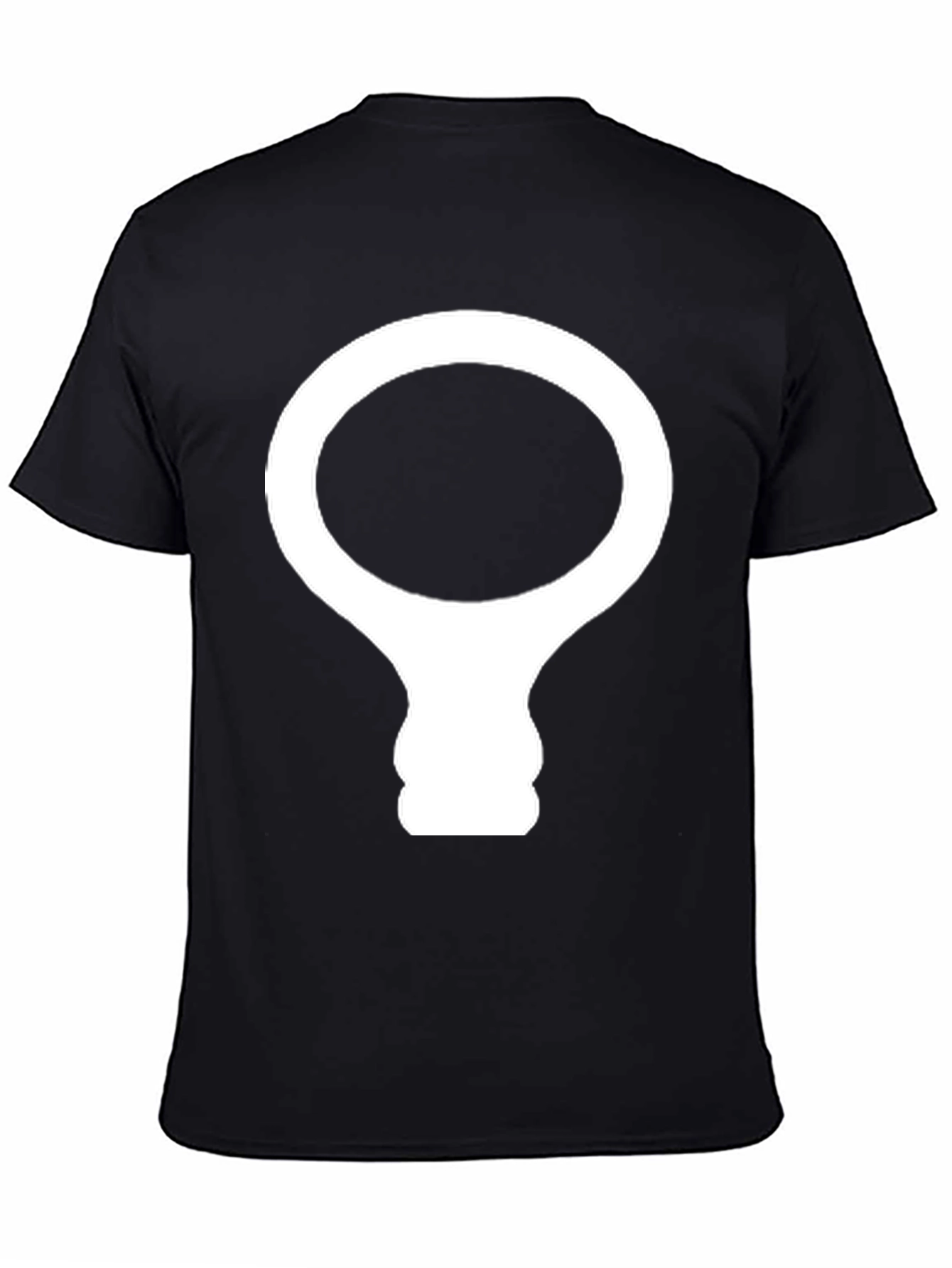Modern Lamp Graphic T-Shirt - Black