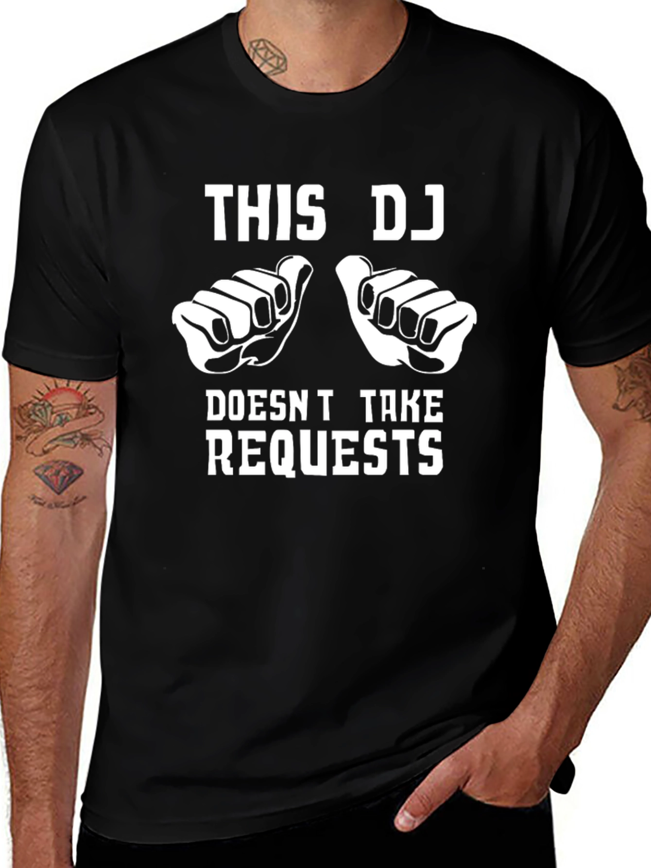 Funny DJ T-Shirt - This DJ Doesnt Take Requests
