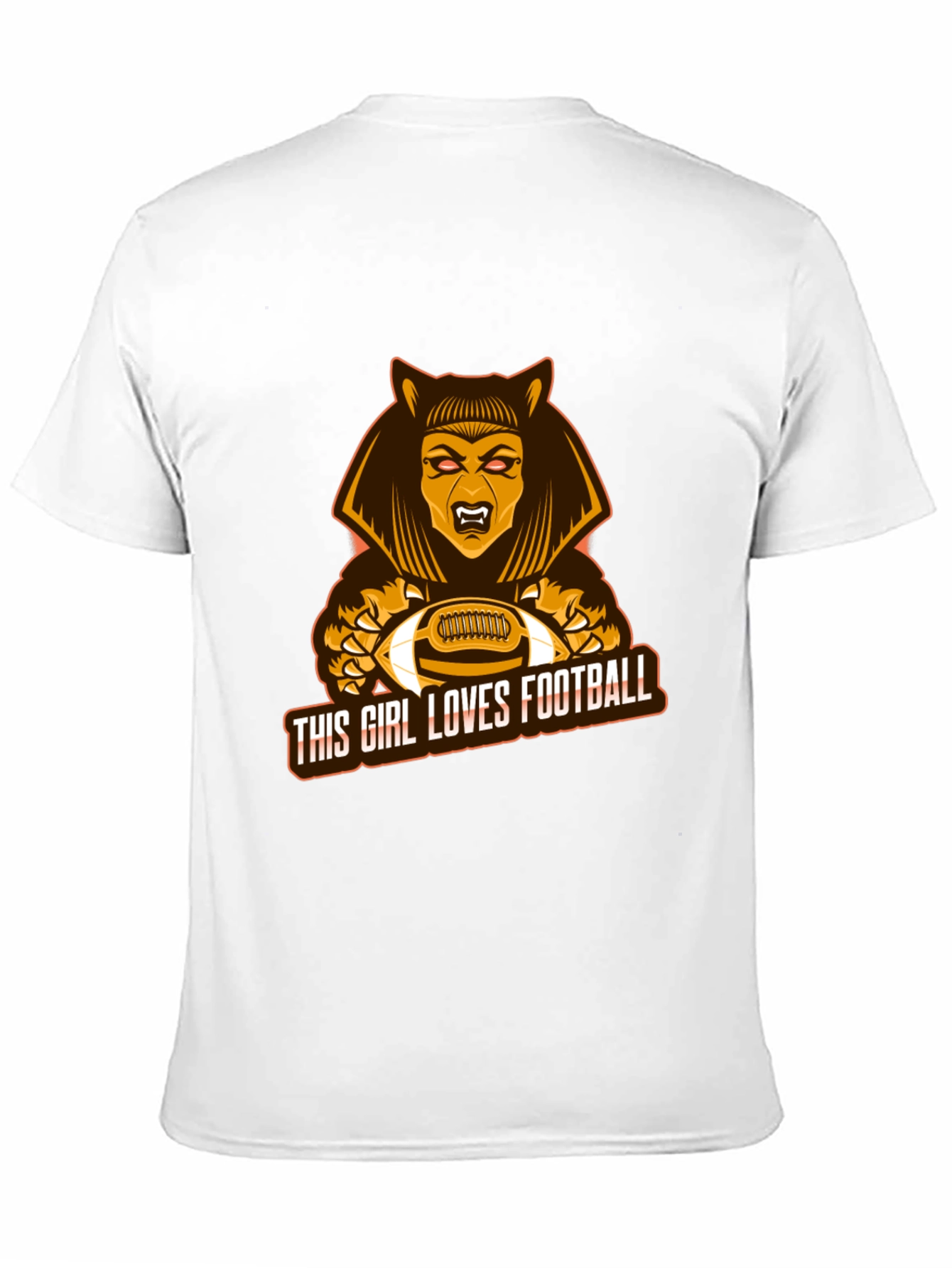 This Girl Loves Football T-Shirt - Unique Design