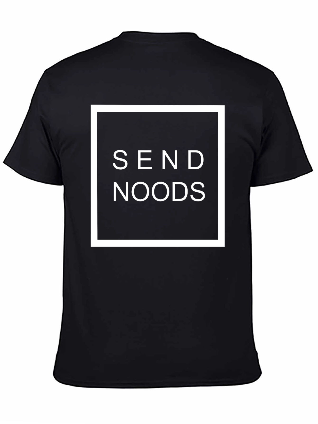 Send Noods Graphic Tee - Trendy Black T-Shirt