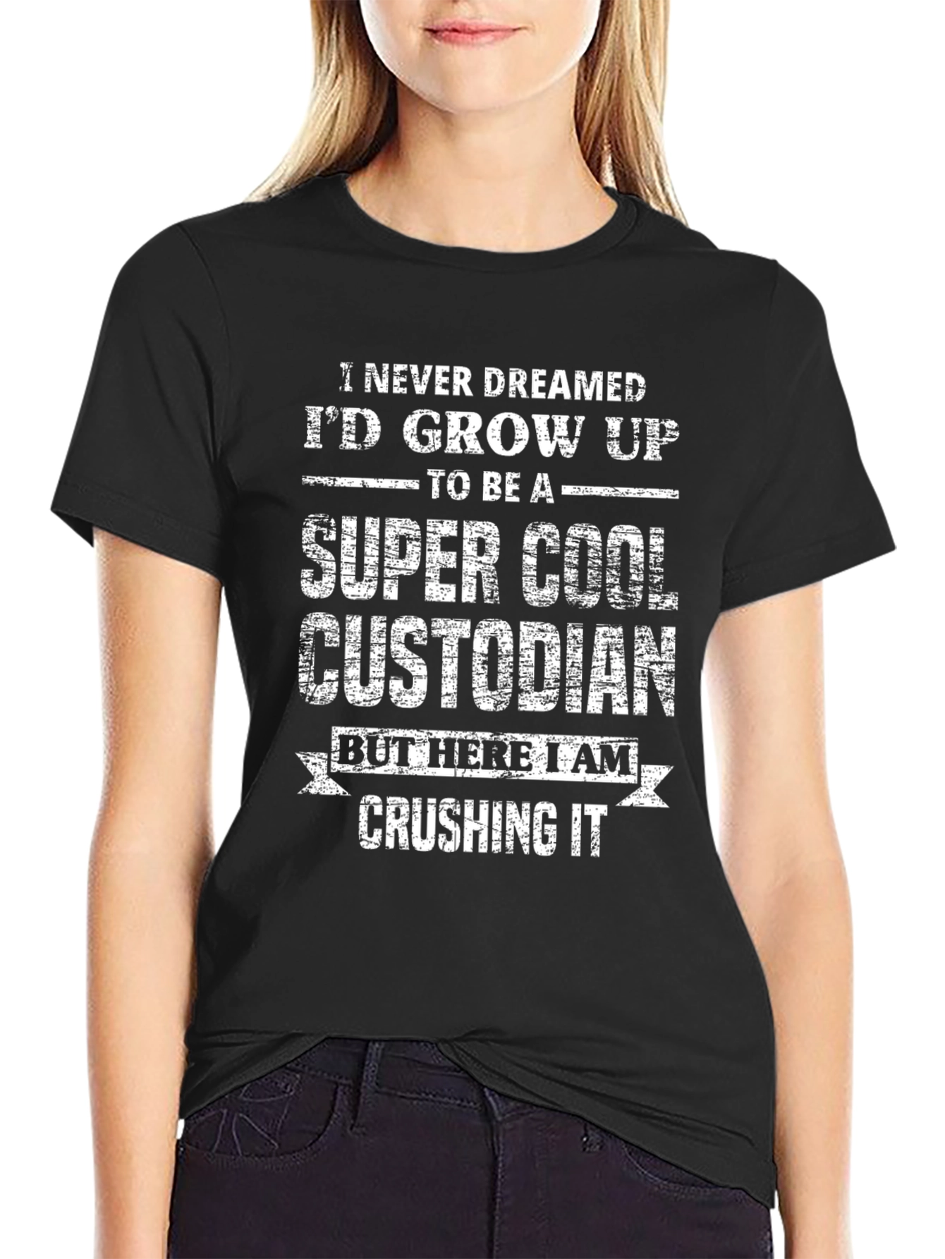 Super Cool Custodian Graphic T-Shirt
