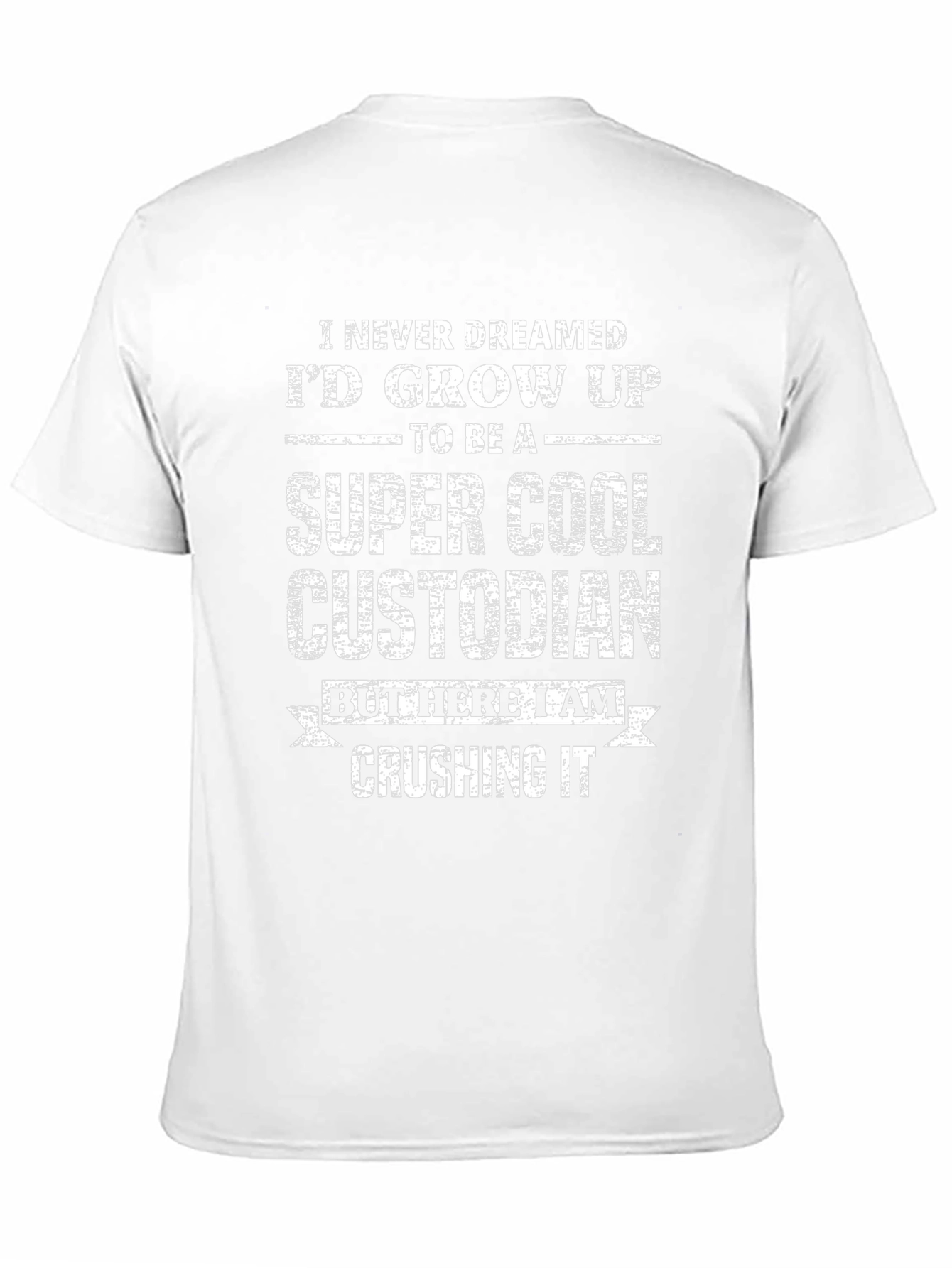 Super Cool Custodian Graphic T-Shirt