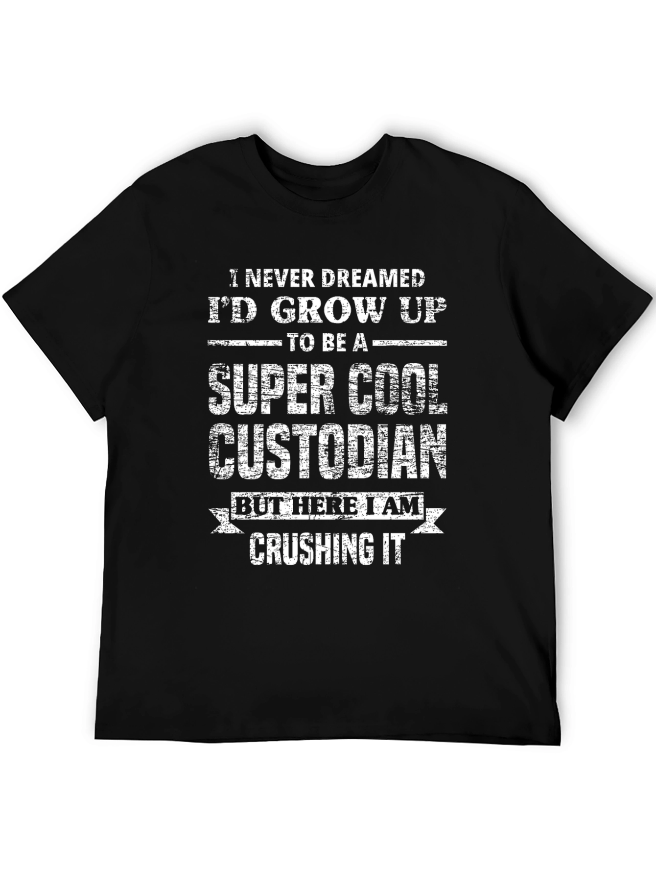 Super Cool Custodian Graphic T-Shirt