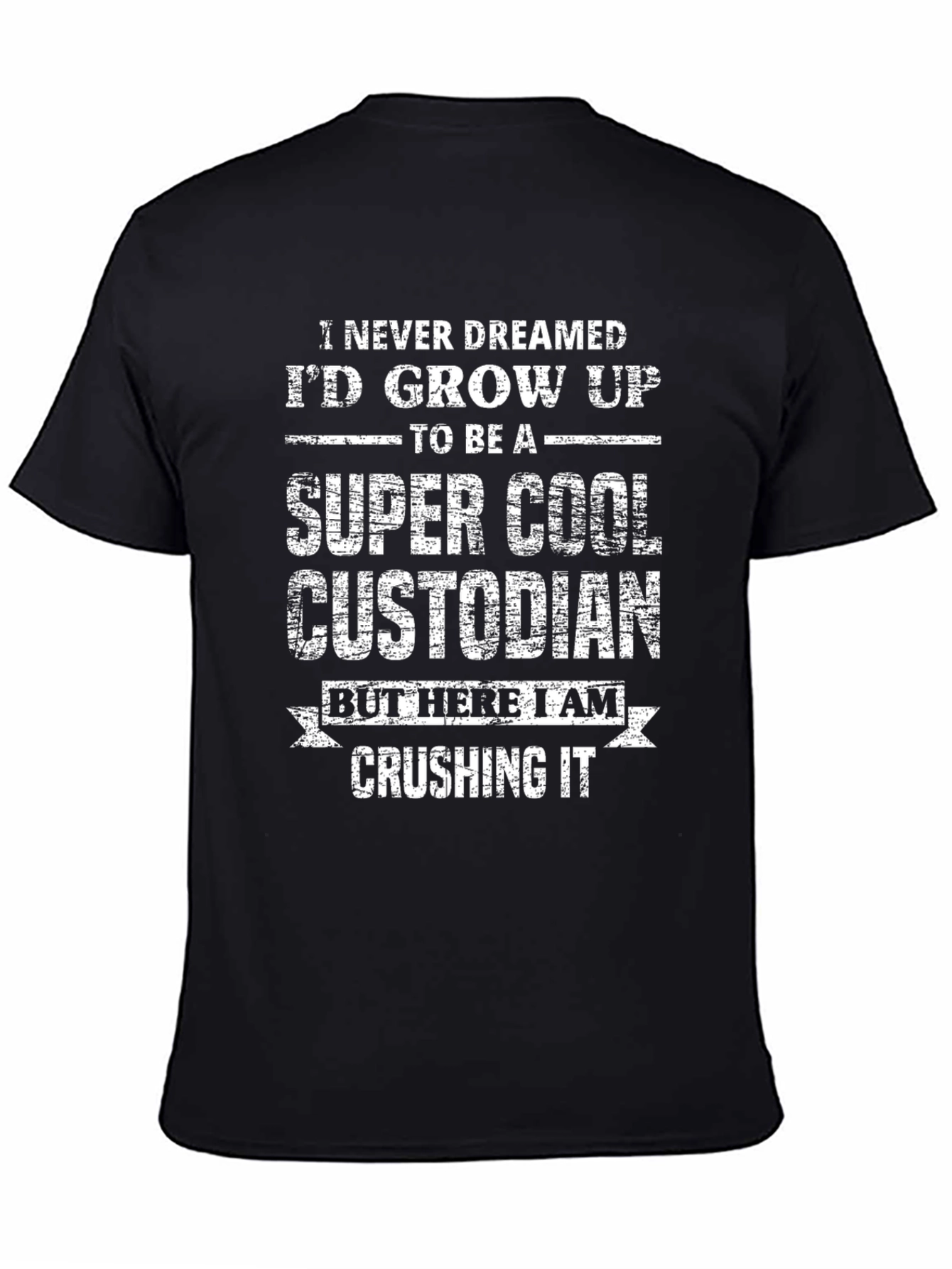 Super Cool Custodian Graphic T-Shirt