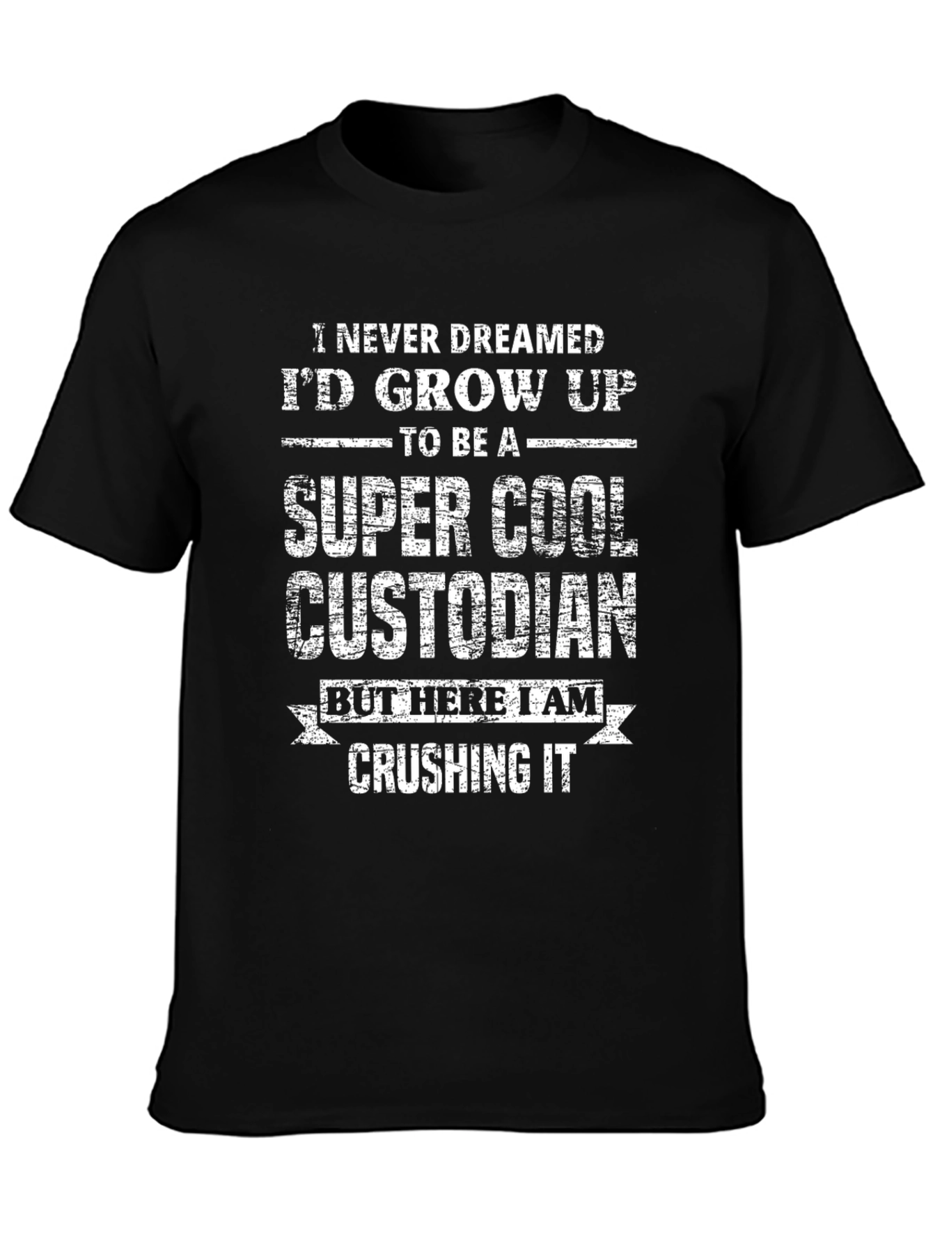 Super Cool Custodian Graphic T-Shirt