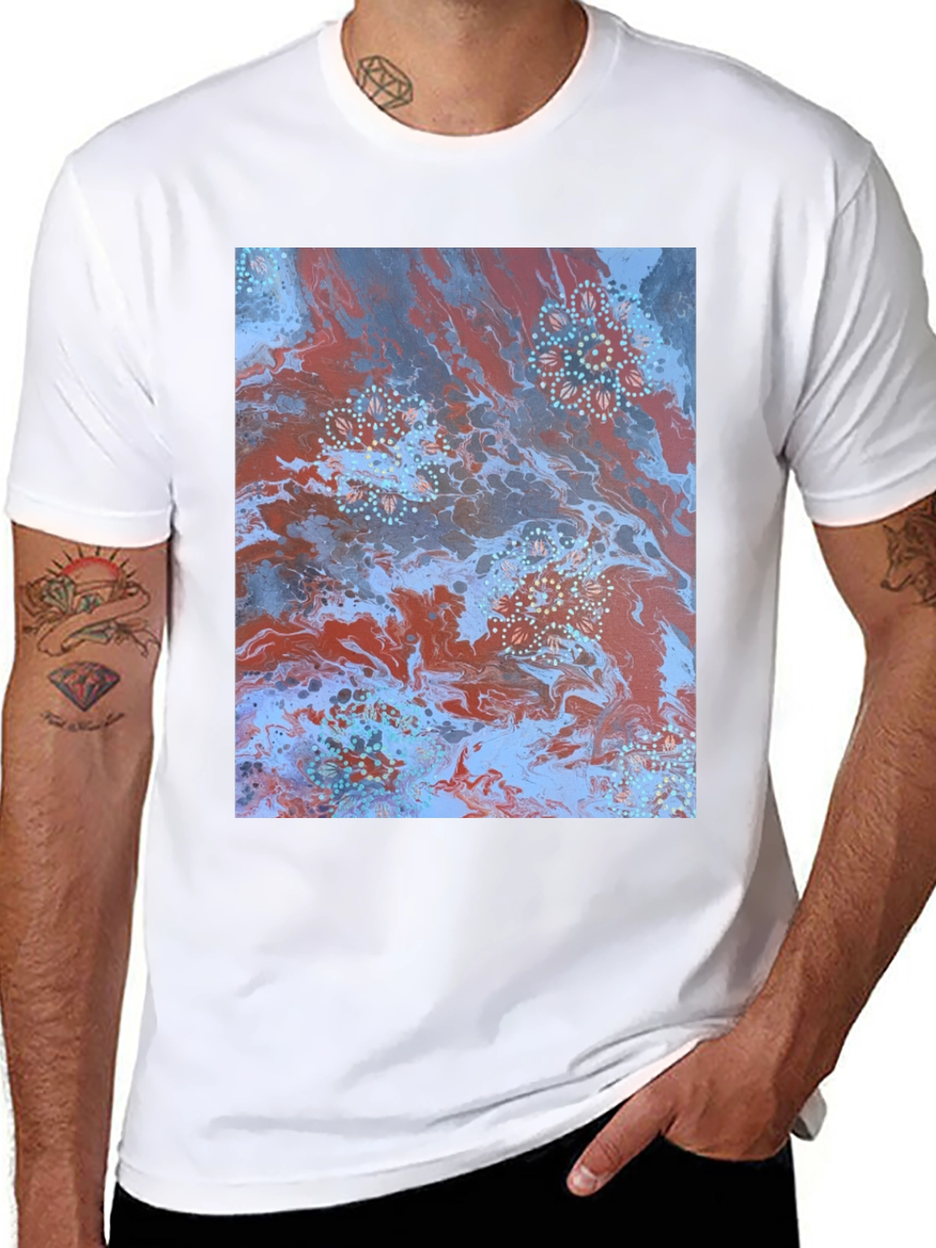 Abstract Art T-Shirt - Unique Graphic Tee