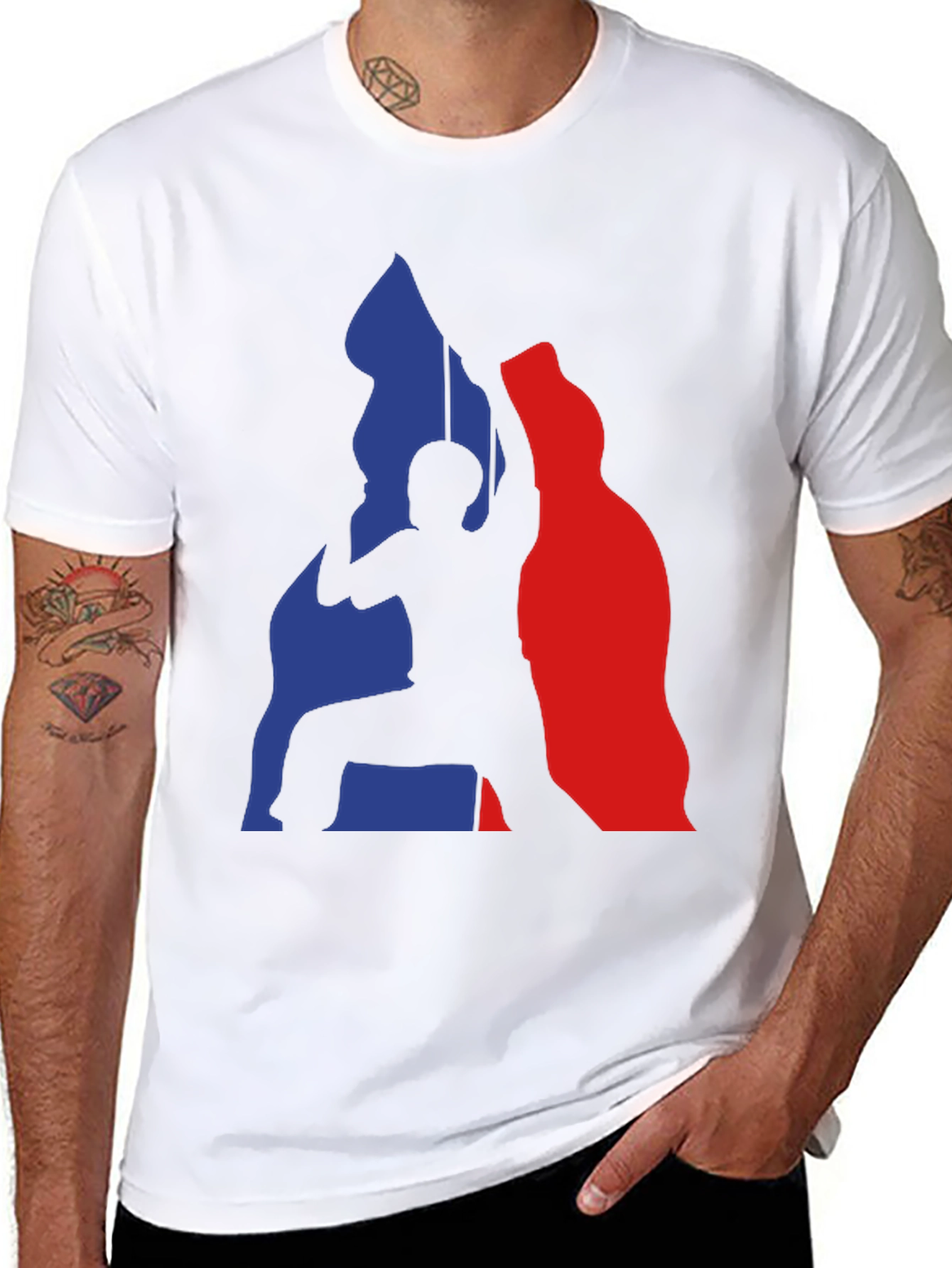 Rock Climbing Silhouette Graphic Tee