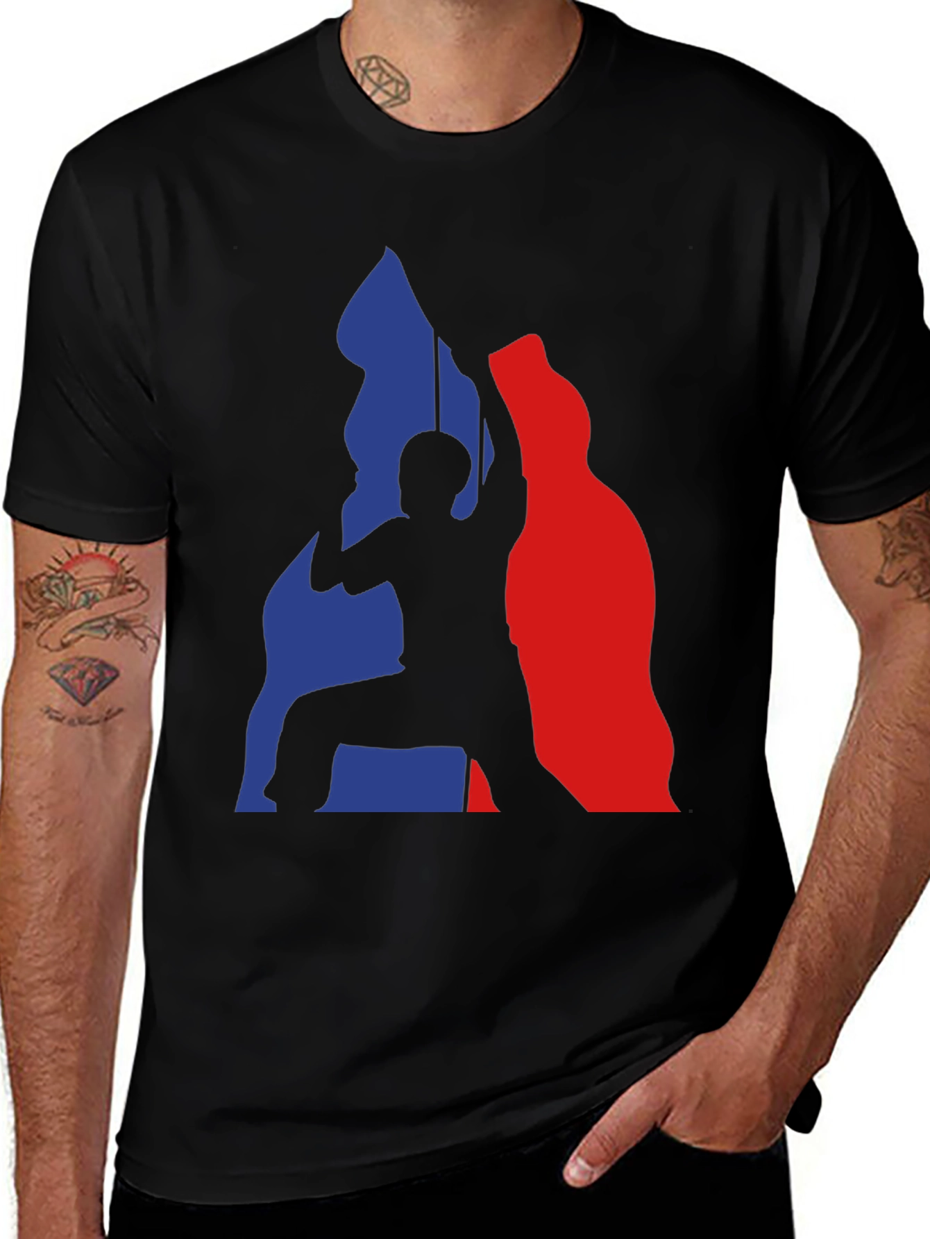 Rock Climbing Silhouette Graphic Tee