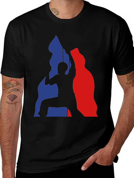 Rock Climbing Silhouette Graphic Tee