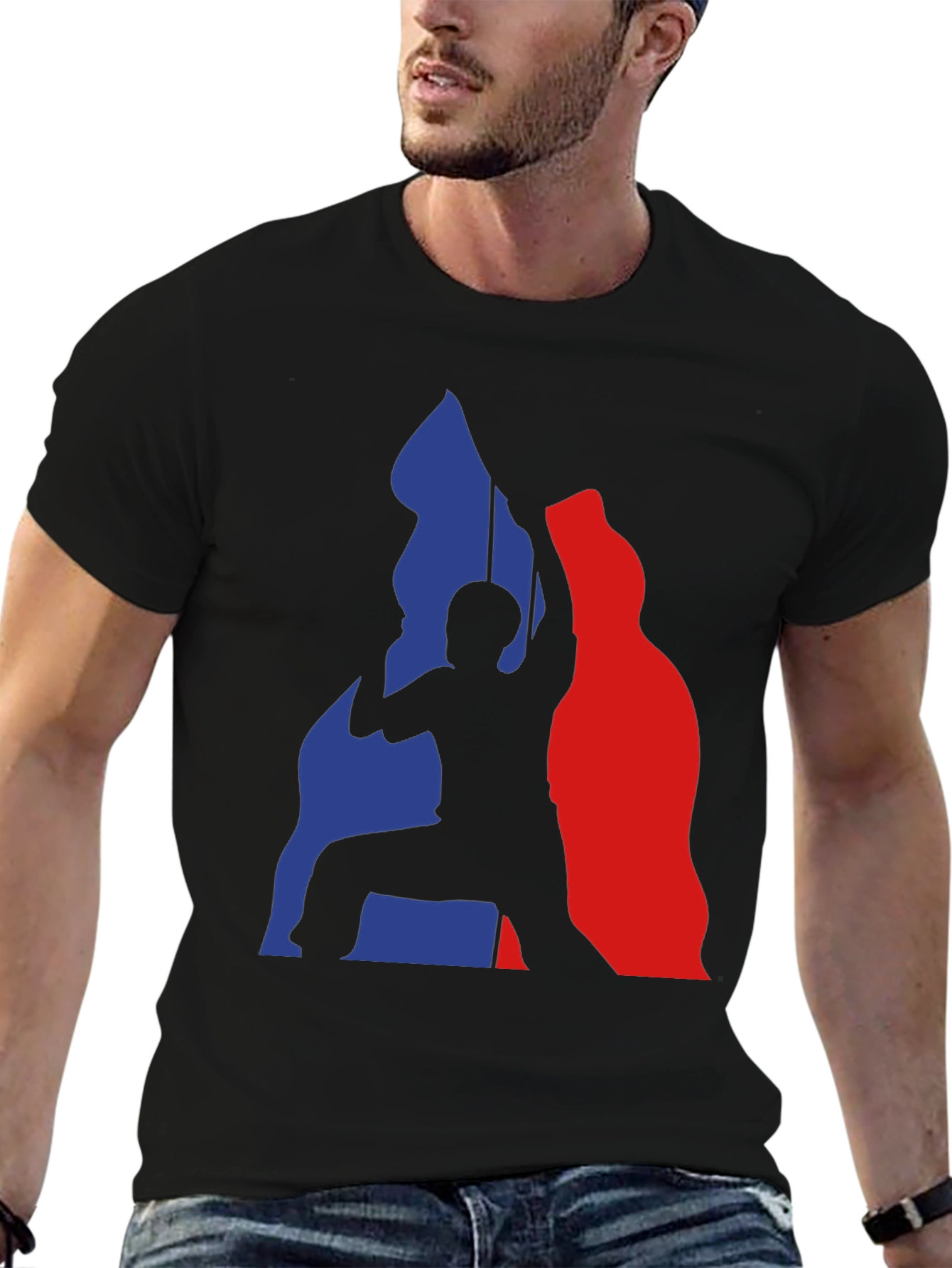 Rock Climbing Silhouette Graphic Tee