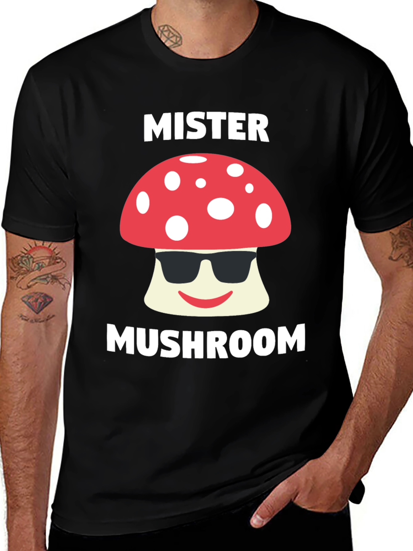 Mister Mushroom Graphic T-Shirt