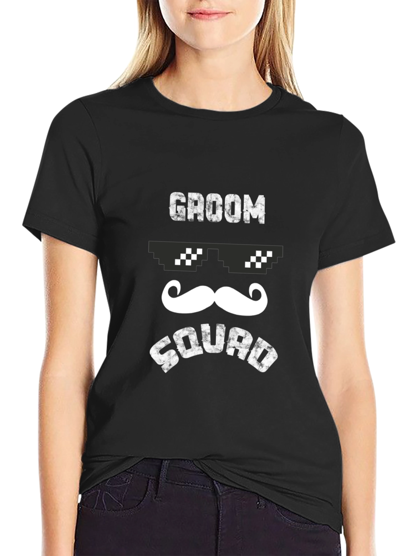 Groom Squad Graphic Tee - Black Wedding Party Shirt
