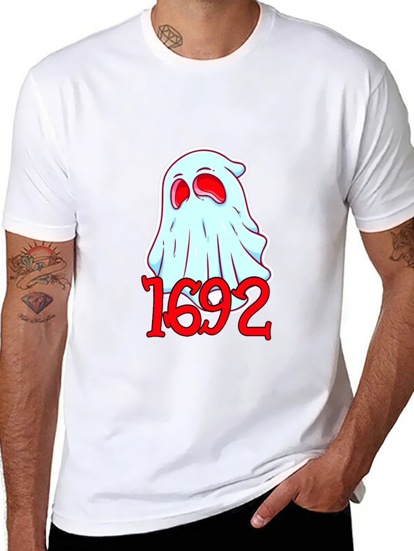 Ghost & 1692 Halloween T-Shirt