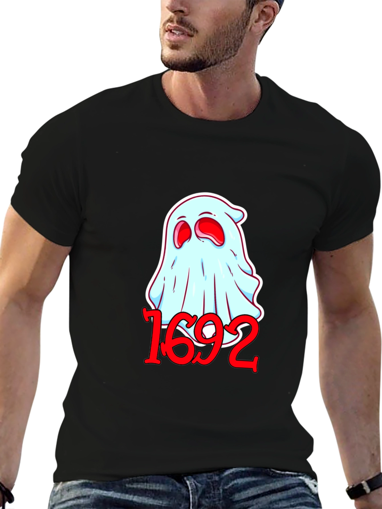 Ghost & 1692 Halloween T-Shirt
