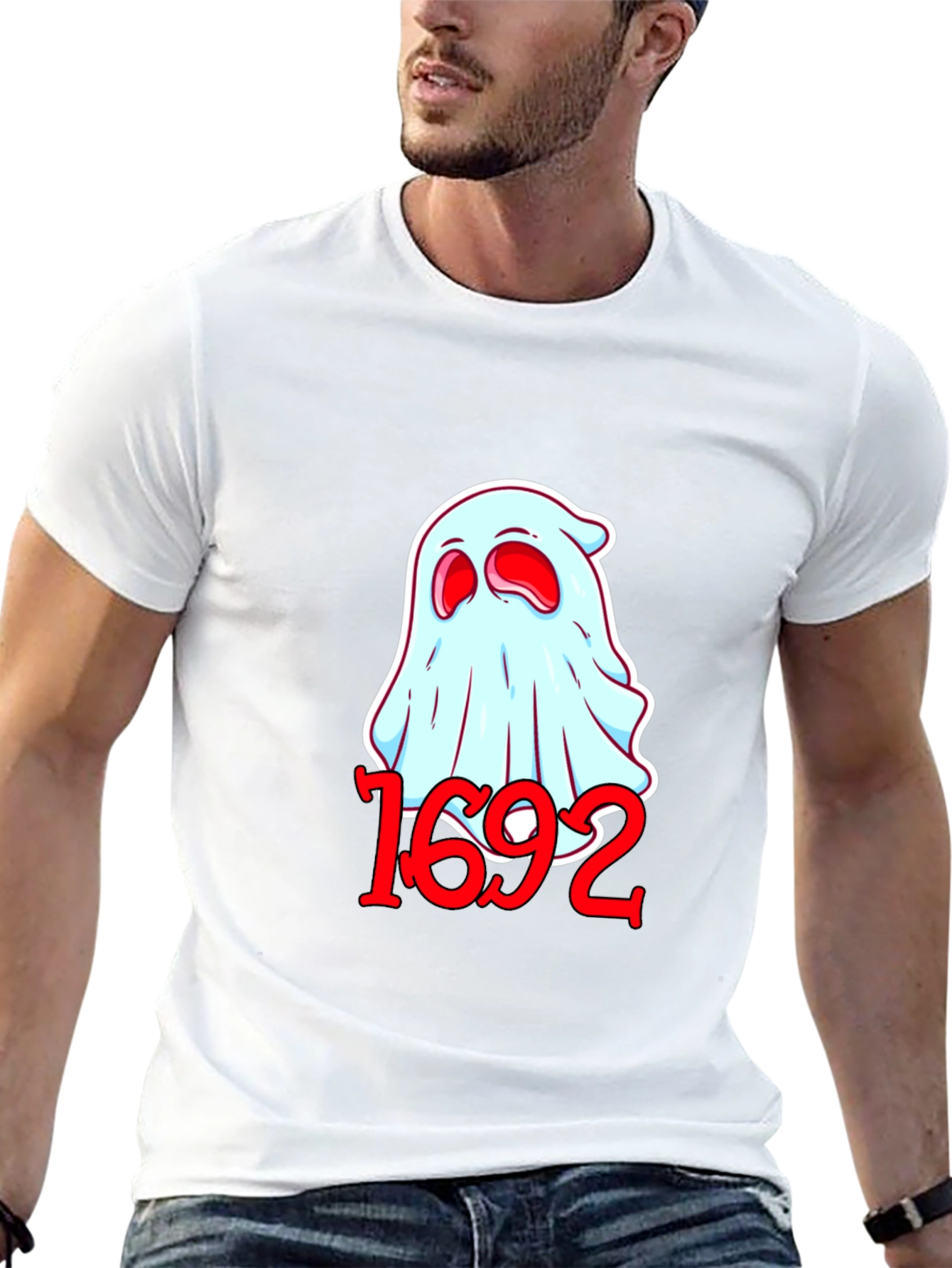 Ghost & 1692 Halloween T-Shirt