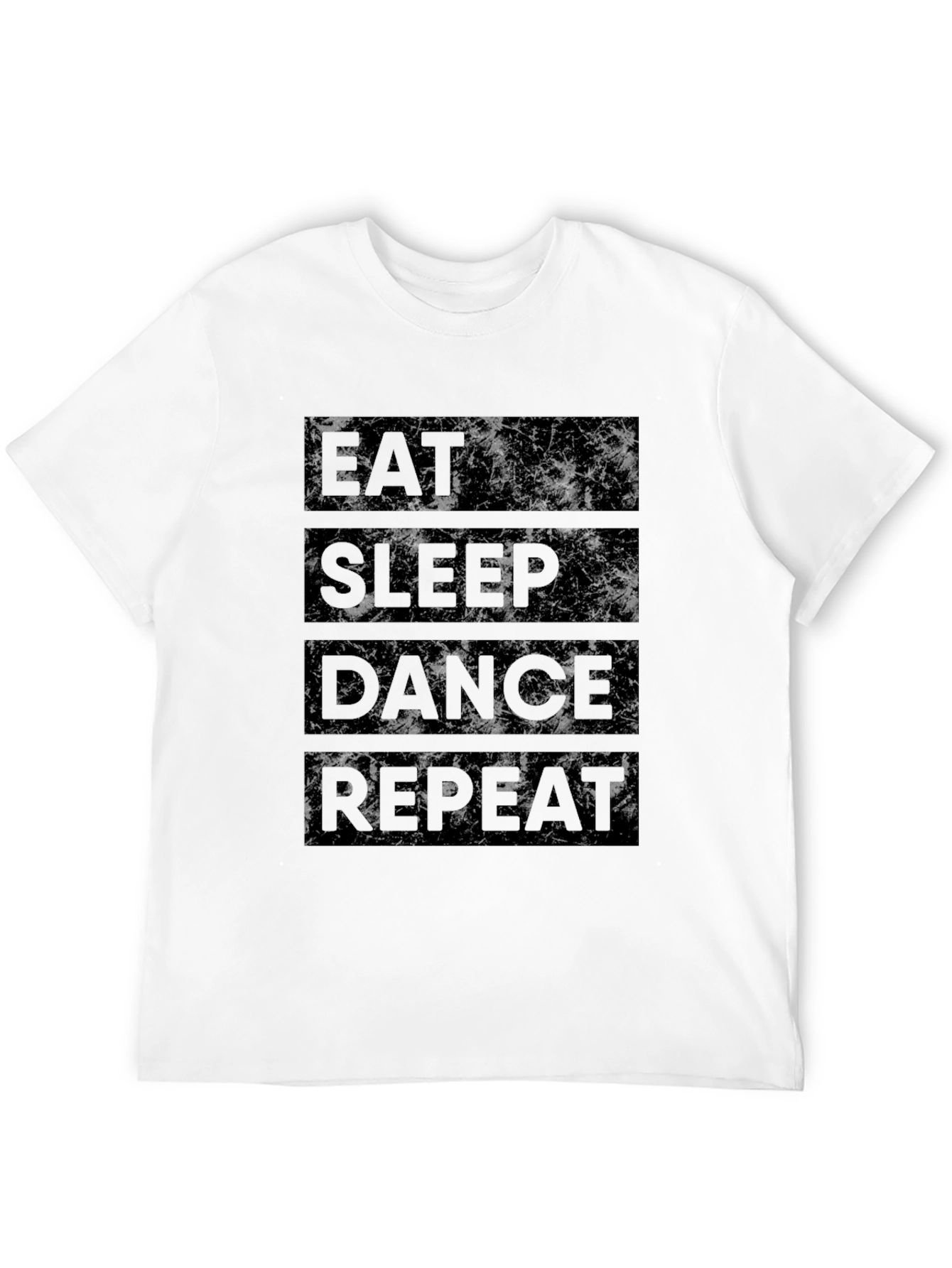 Eat Sleep Dance Repeat Black Graphic Tee