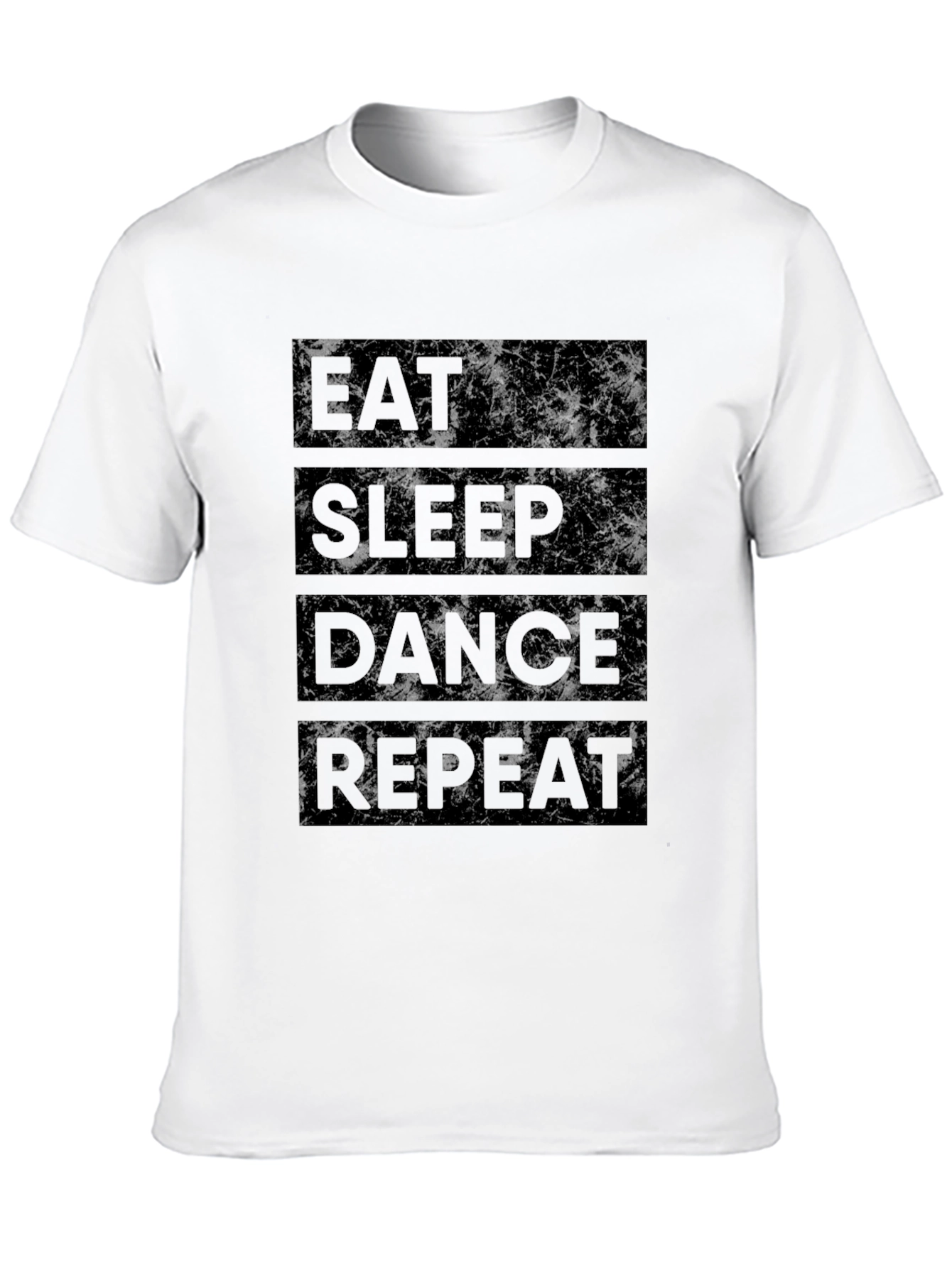 Eat Sleep Dance Repeat Black Graphic Tee