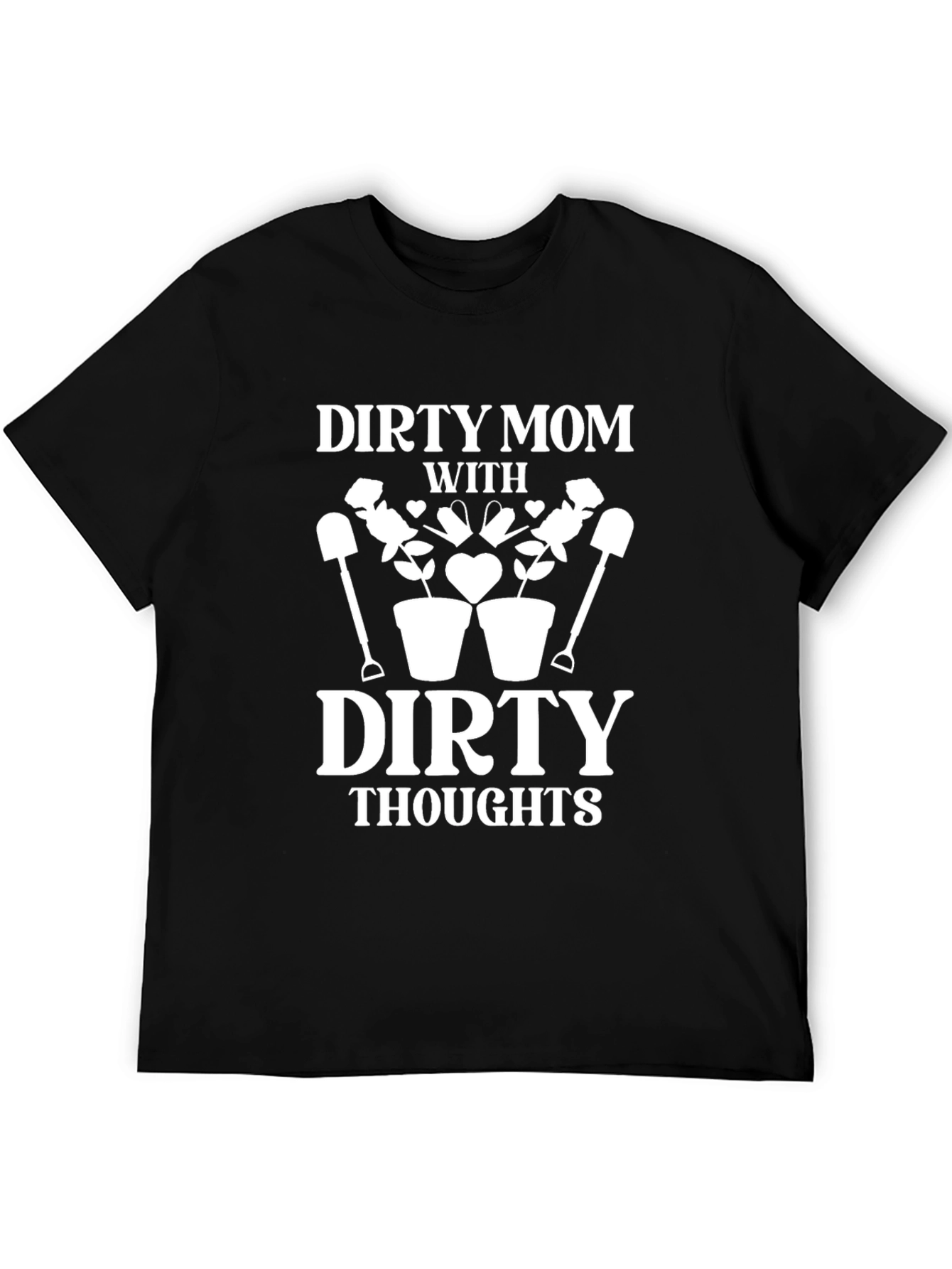 Dirty Mom Thoughts Graphic Novelty T-Shirt