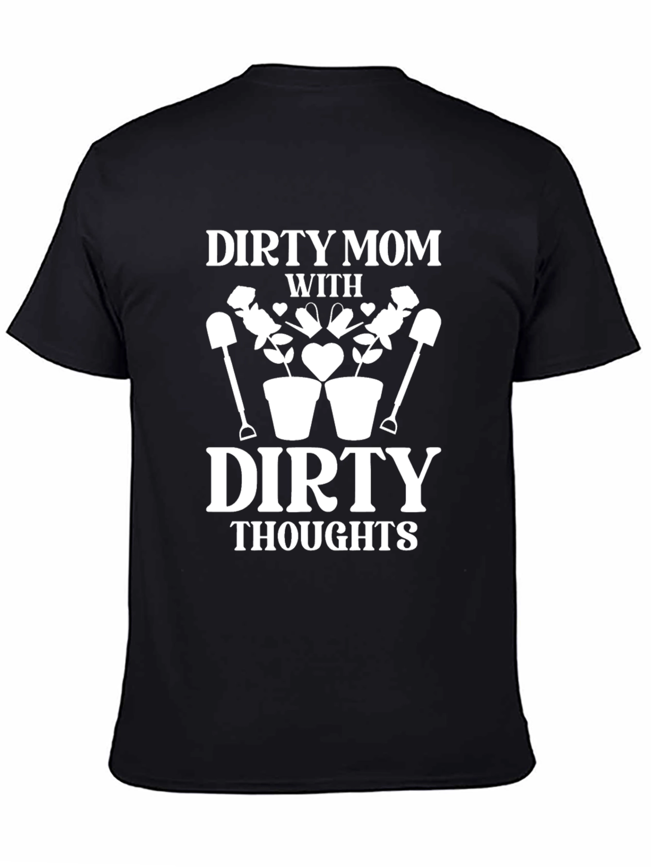 Dirty Mom Thoughts Graphic Novelty T-Shirt