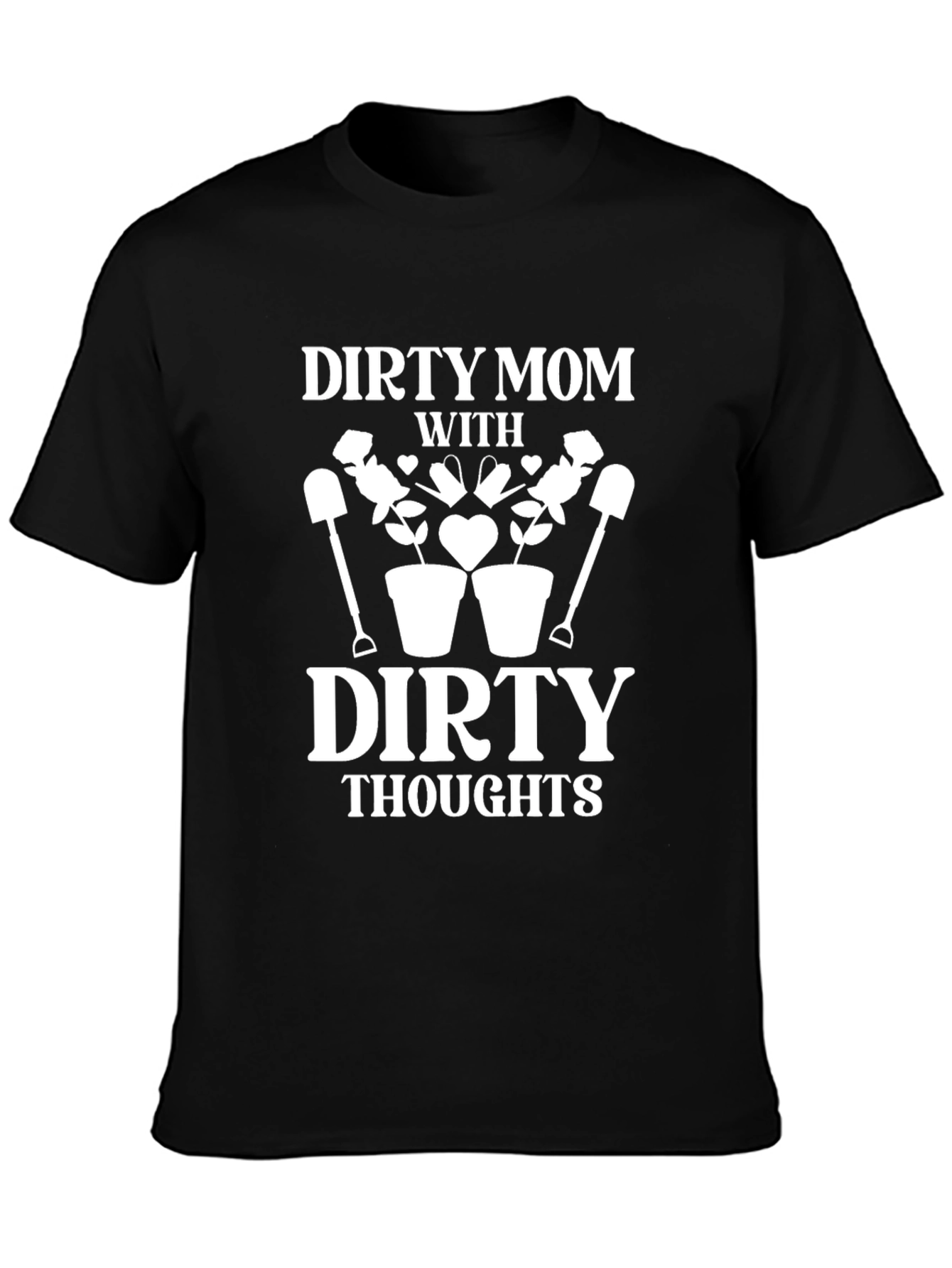 Dirty Mom Thoughts Graphic Novelty T-Shirt