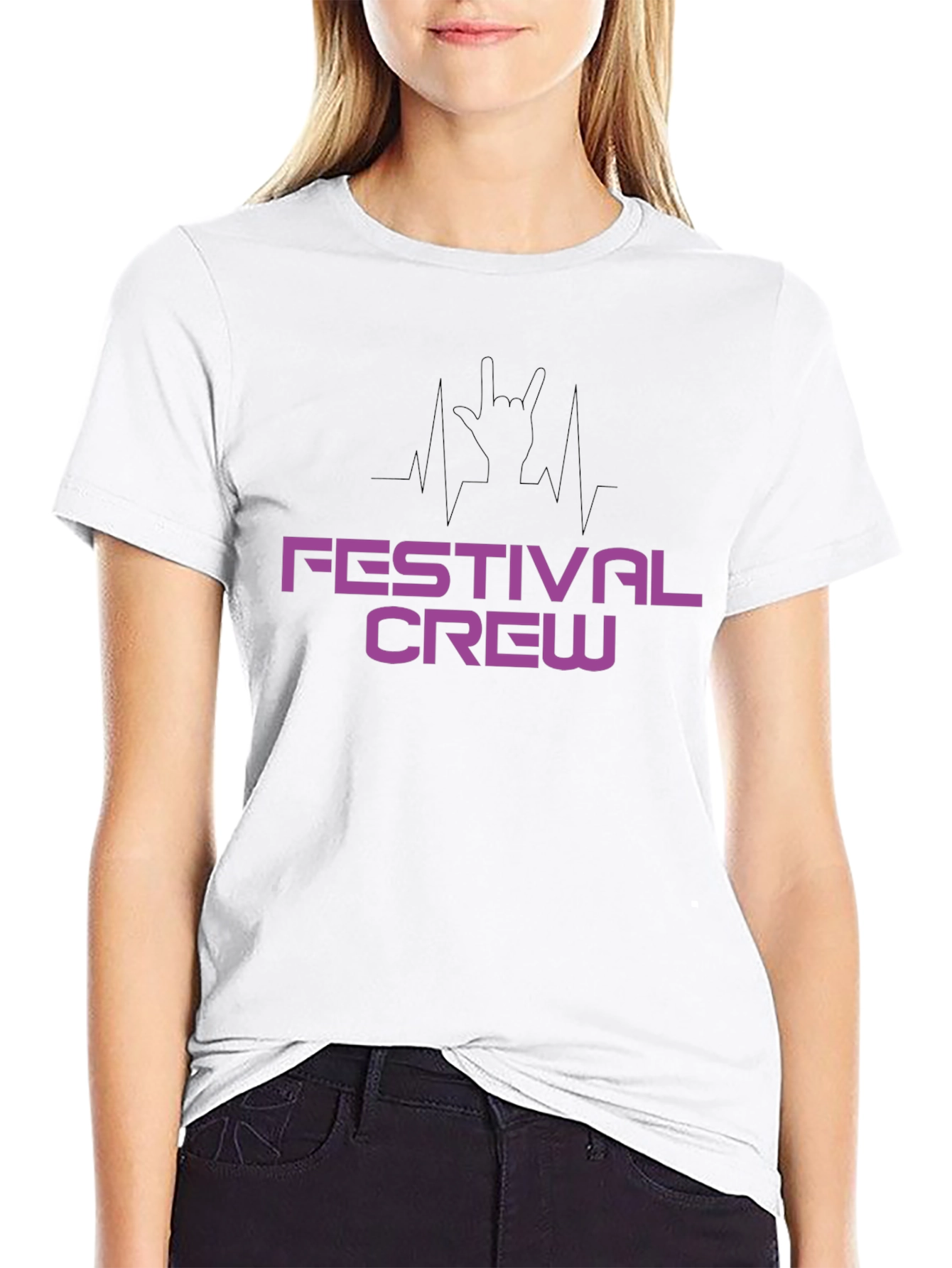 Festival Crew Black T-Shirt