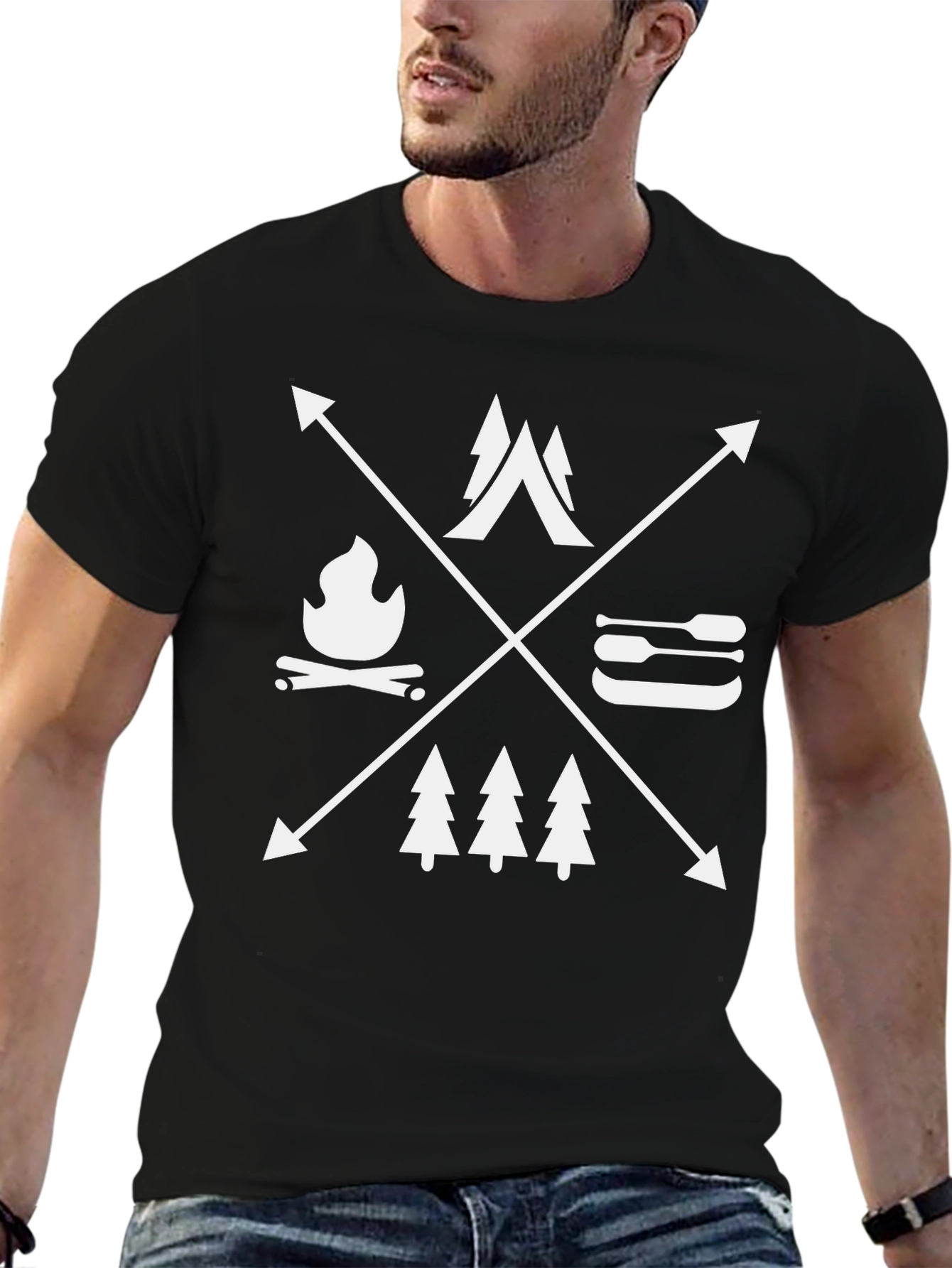 Camping Adventure Graphic Tee - Explore Outdoors!