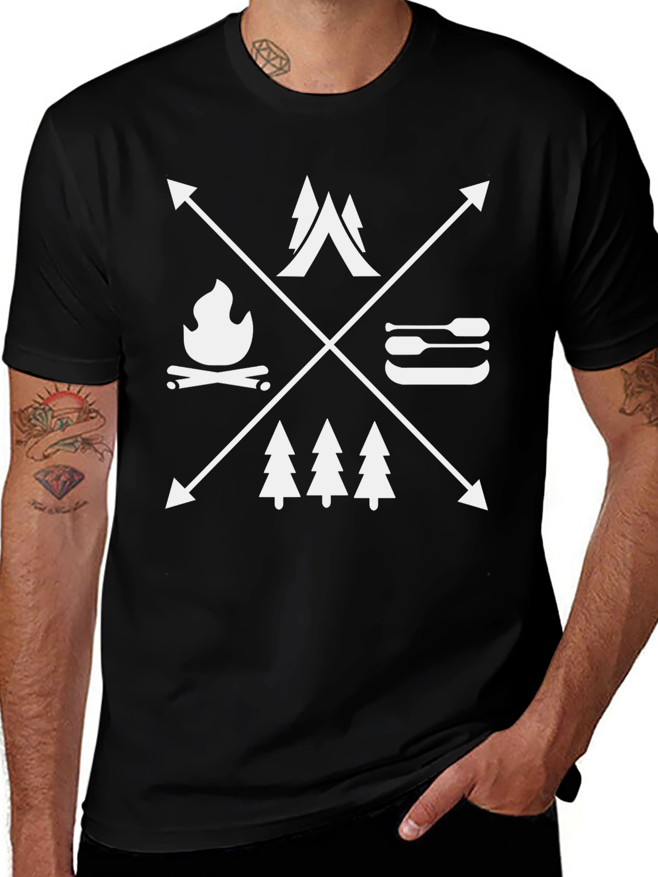 Camping Adventure Graphic Tee - Explore Outdoors!