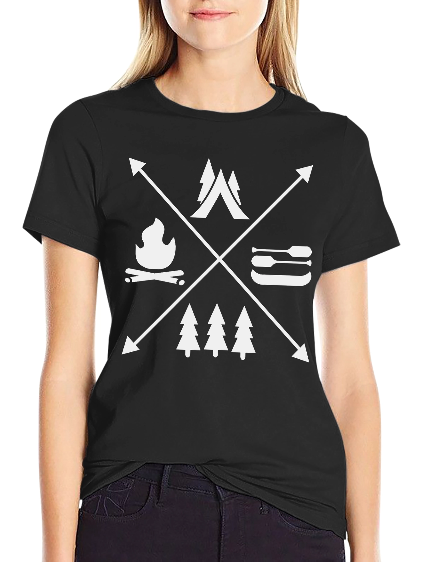 Camping Adventure Graphic Tee - Explore Outdoors!