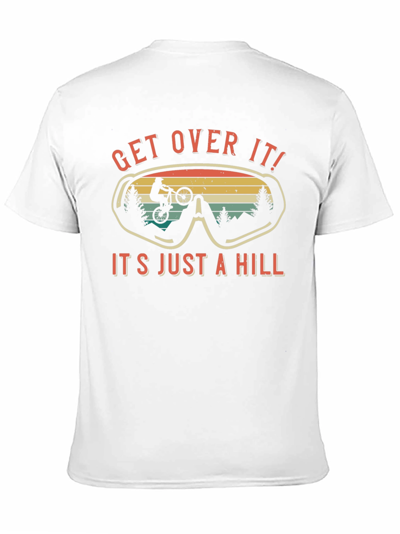 Get Over It Biker T-Shirt: Mountain Biking Tee