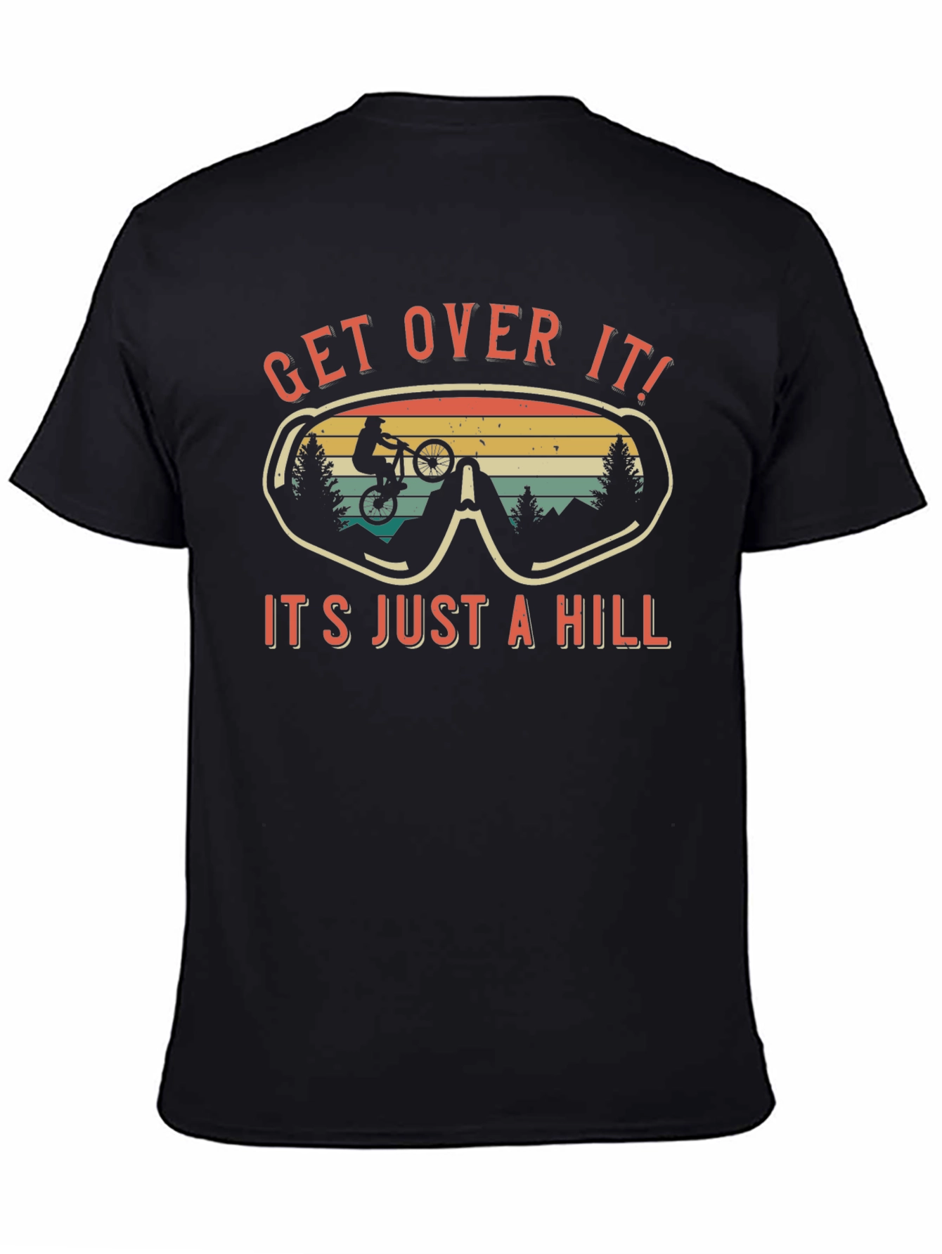 Get Over It Biker T-Shirt: Mountain Biking Tee