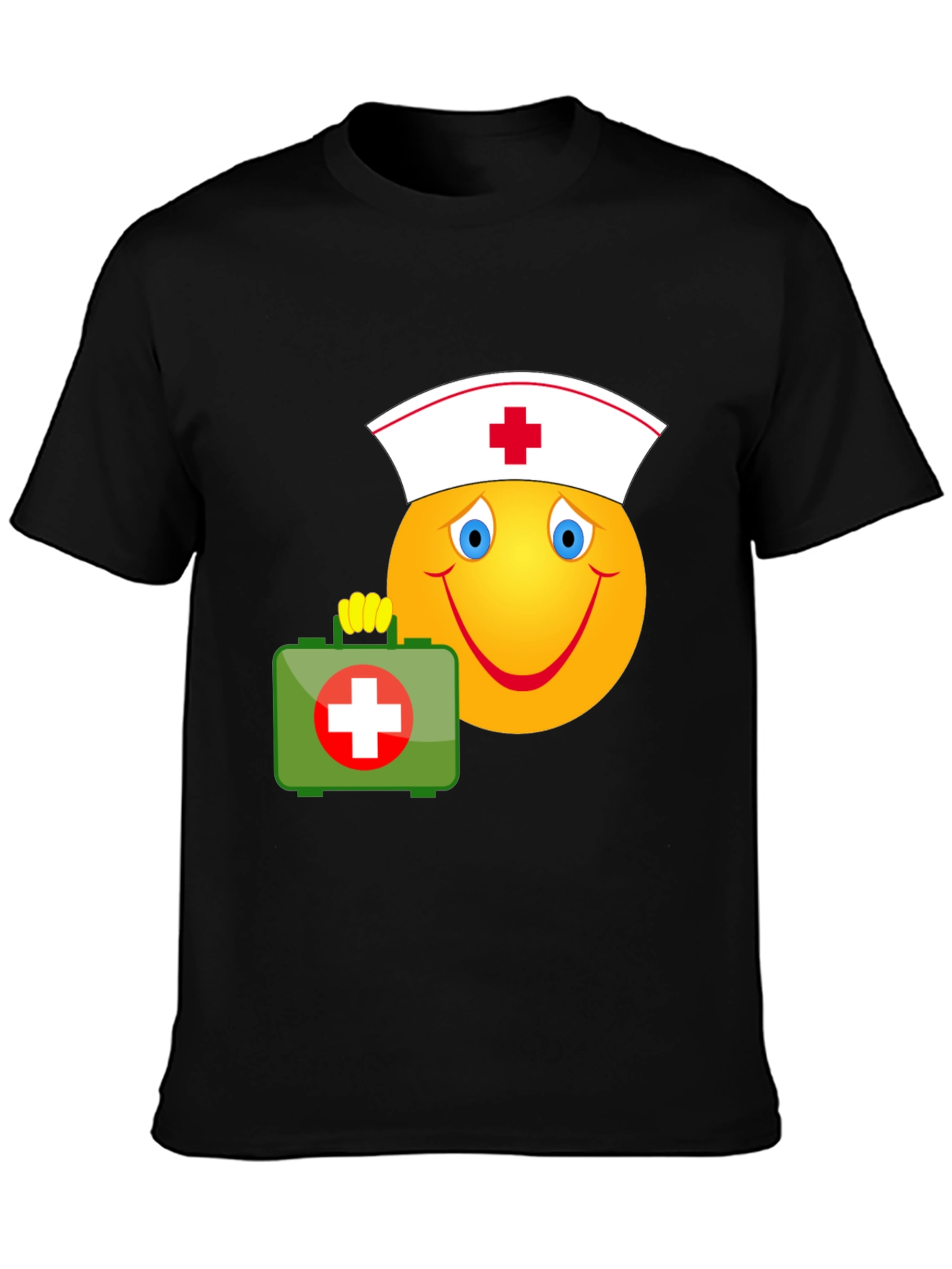 Nurse Emoji T-Shirt - First Aid Humor Tee