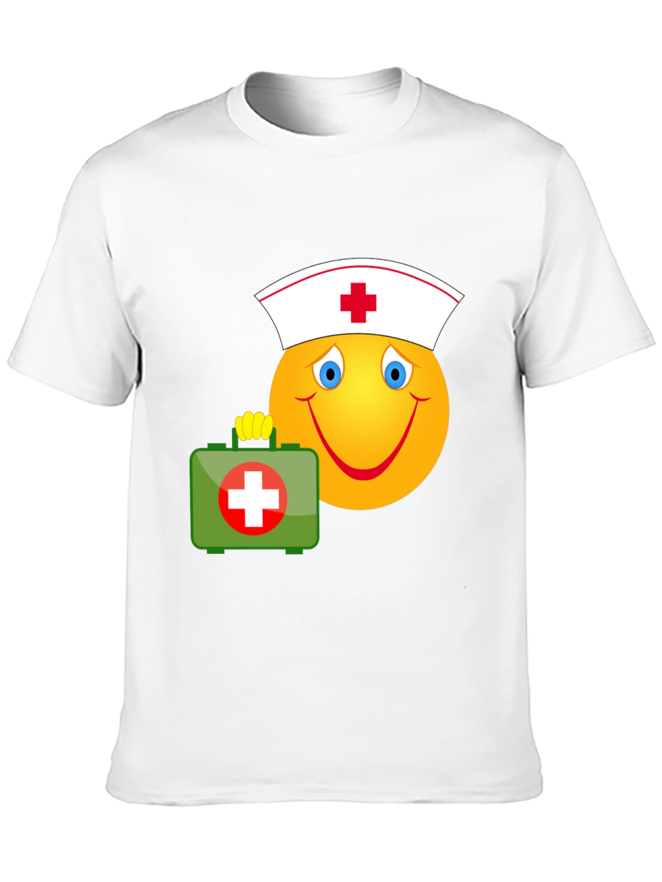Nurse Emoji T-Shirt - First Aid Humor Tee