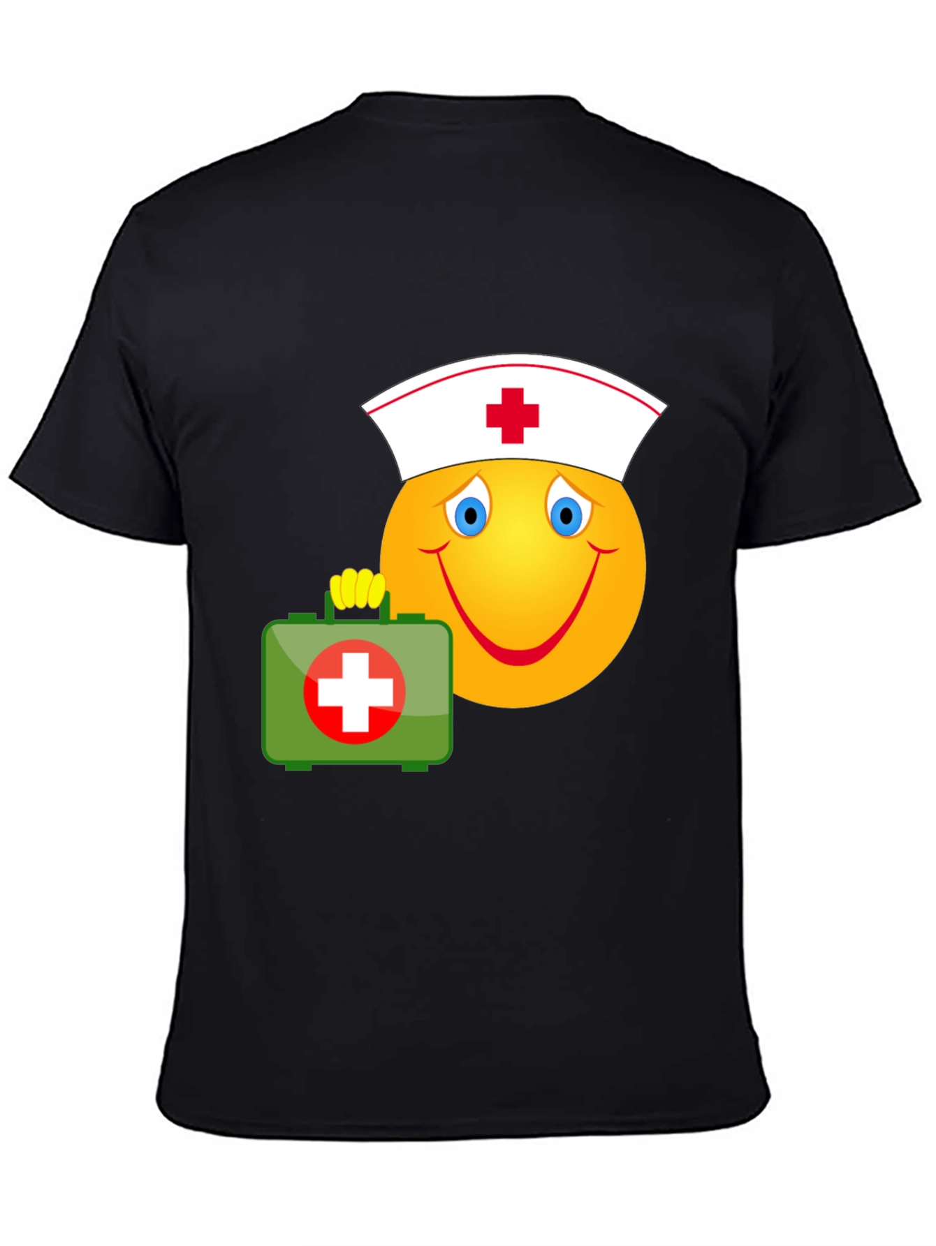 Nurse Emoji T-Shirt - First Aid Humor Tee
