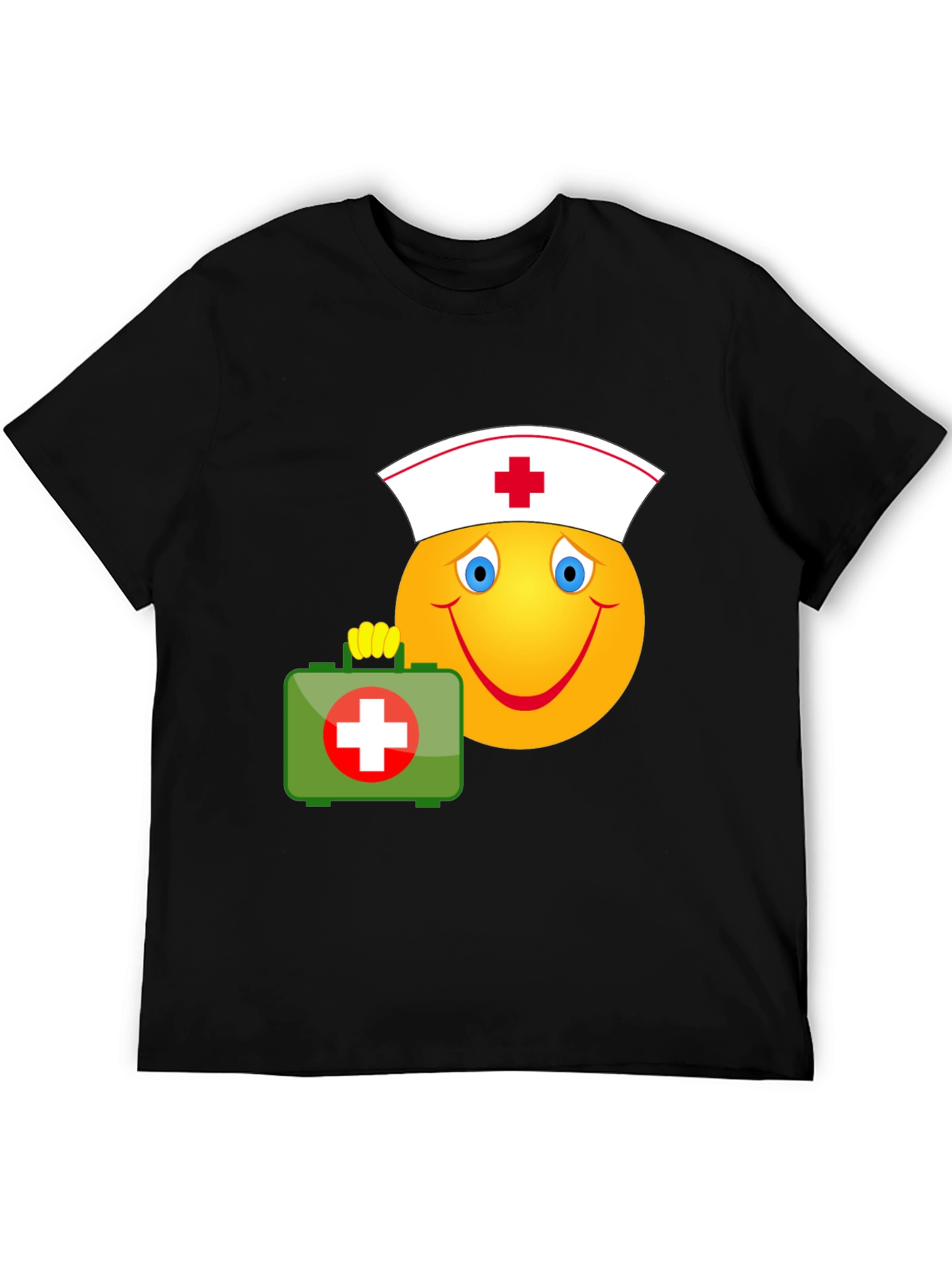 Nurse Emoji T-Shirt - First Aid Humor Tee