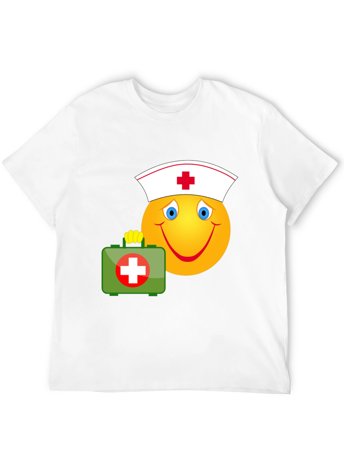 Nurse Emoji T-Shirt - First Aid Humor Tee