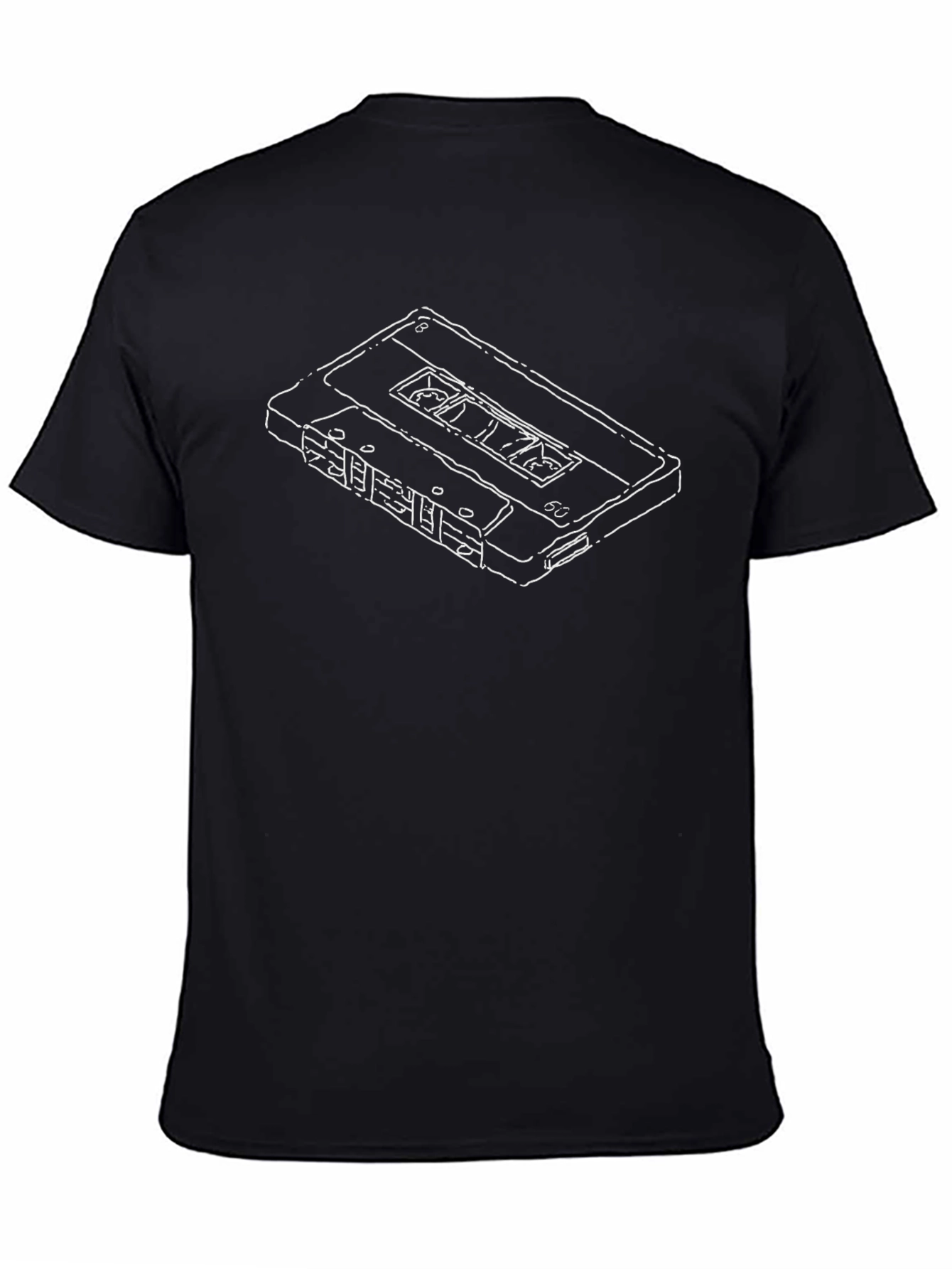 Retro Cassette Tape Graphic Tee - Classic Style