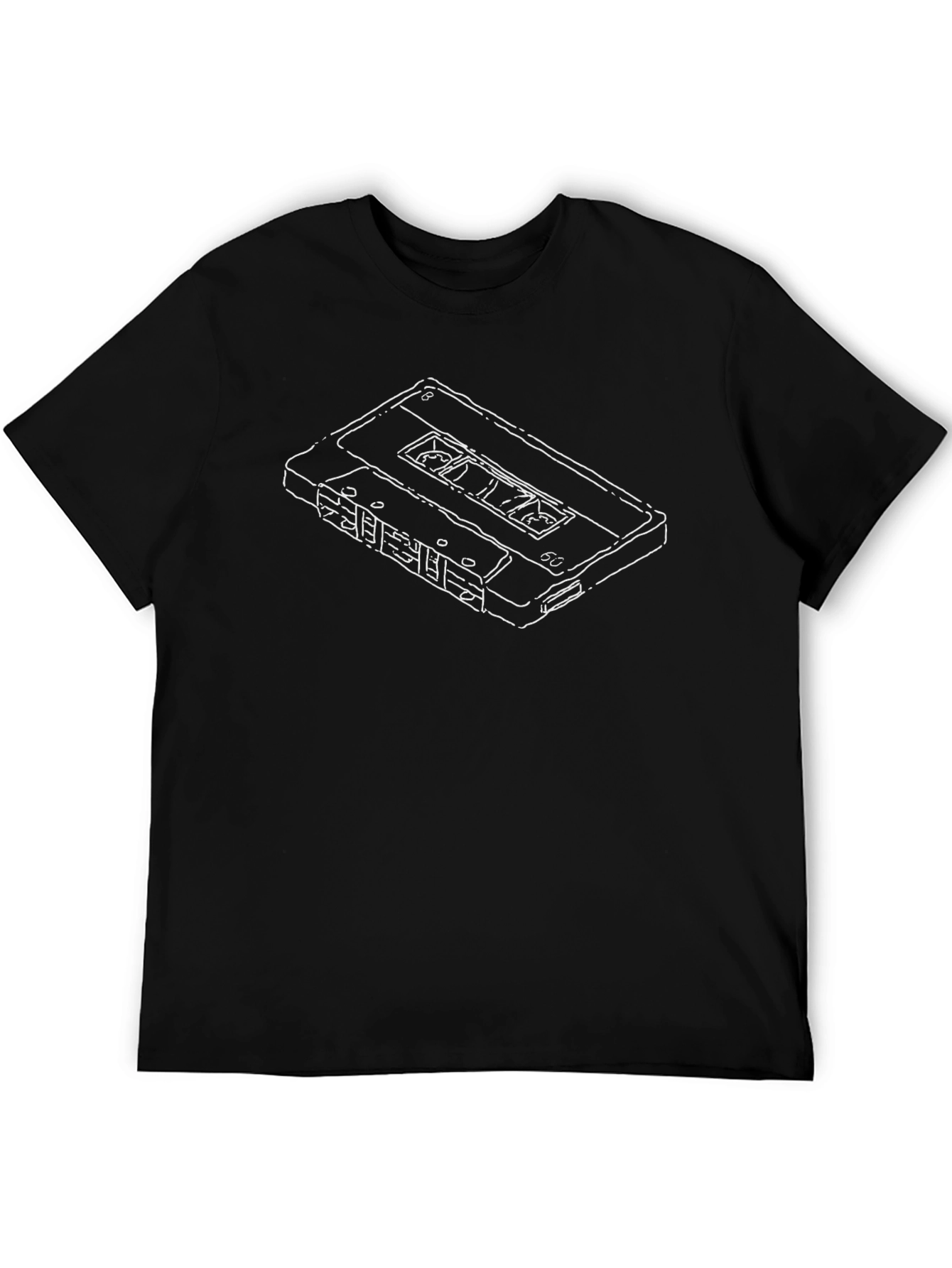 Retro Cassette Tape Graphic Tee - Classic Style