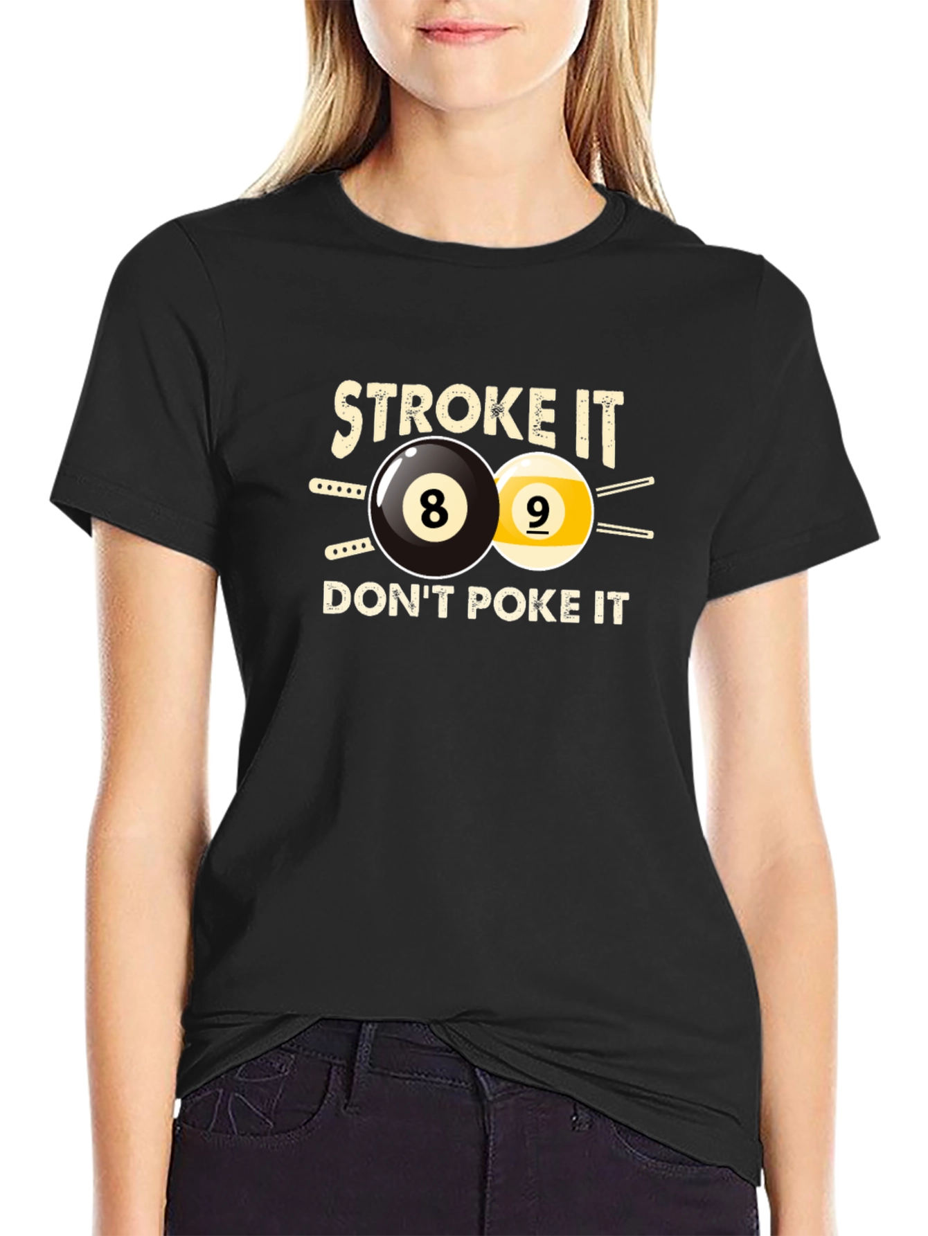 Stroke It - Funny Billiards T-Shirt