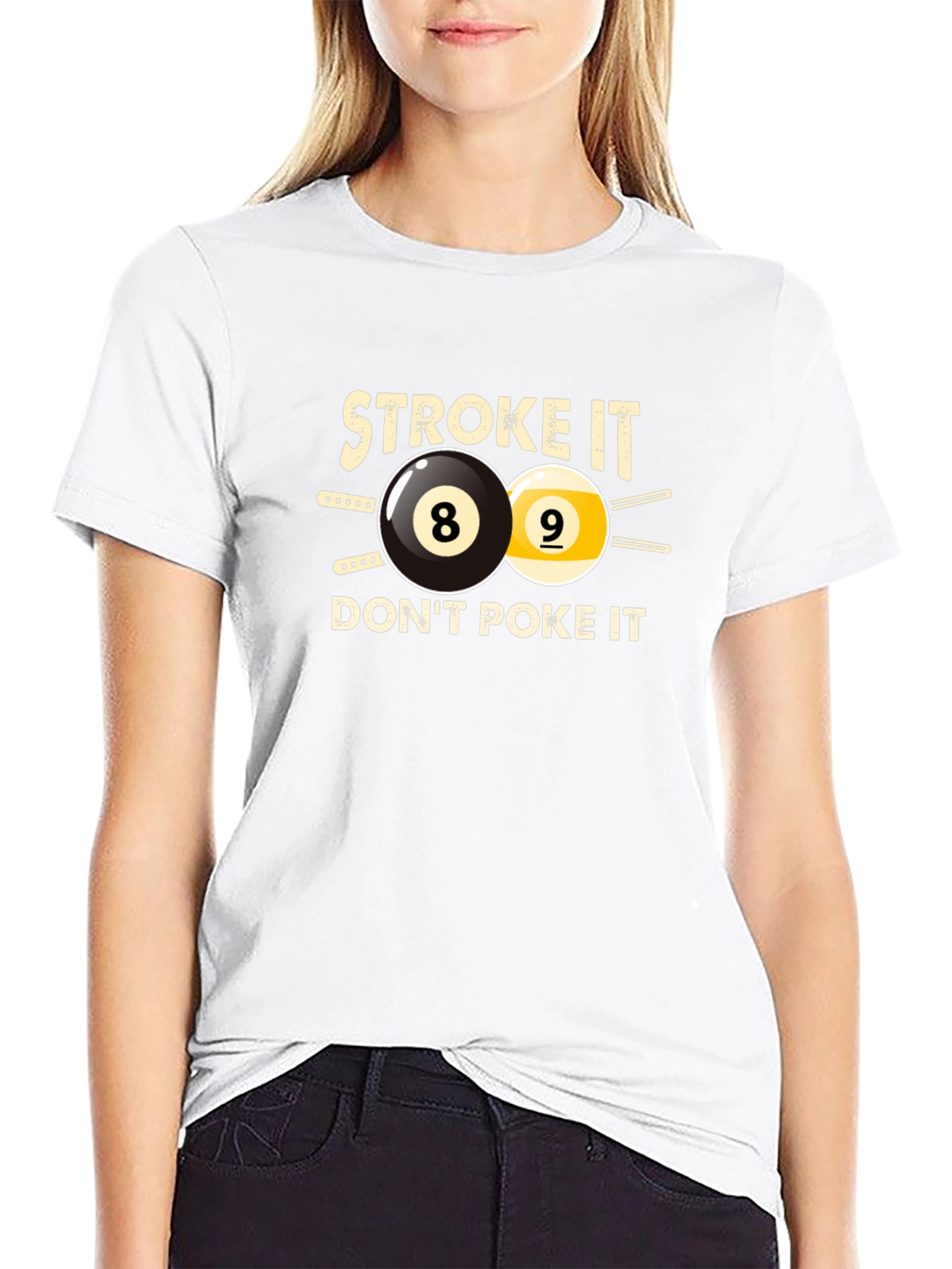 Stroke It - Funny Billiards T-Shirt